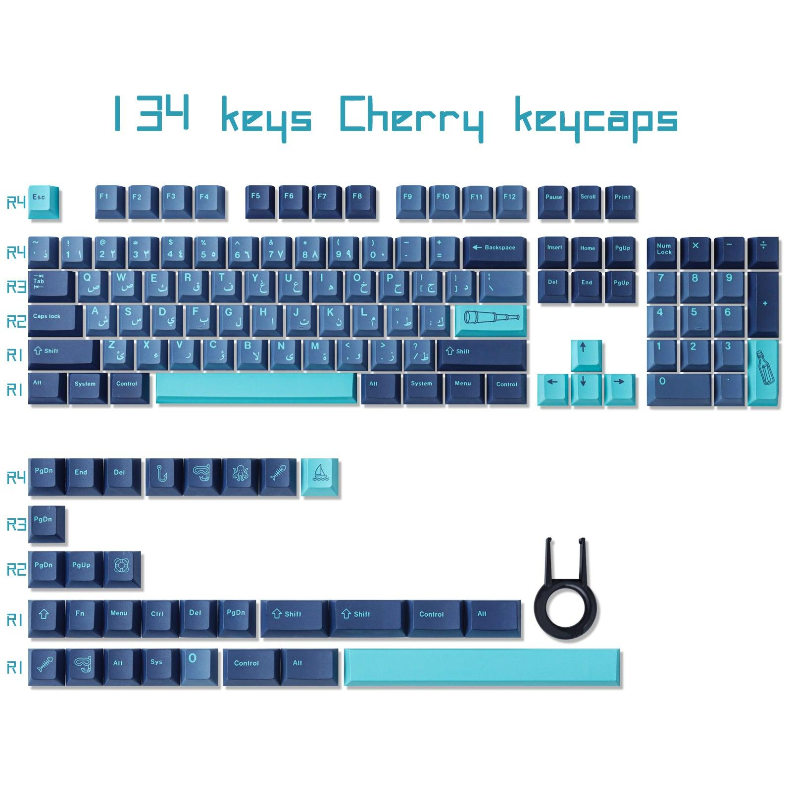 Arabian Sea keycaps sweep keyboard trends