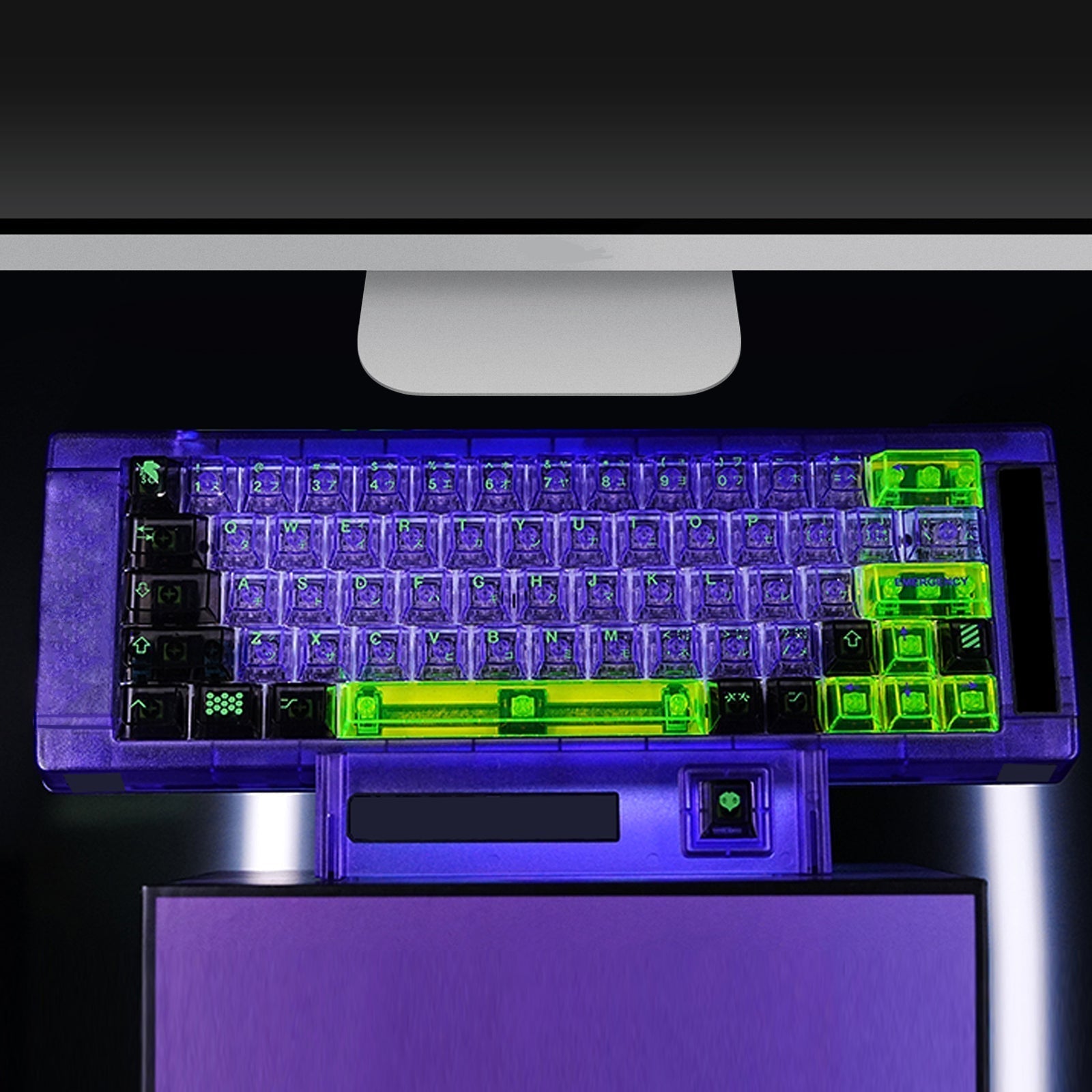 EVA MECHA-01 Keycaps: Gamers' Cherry Profile Dream