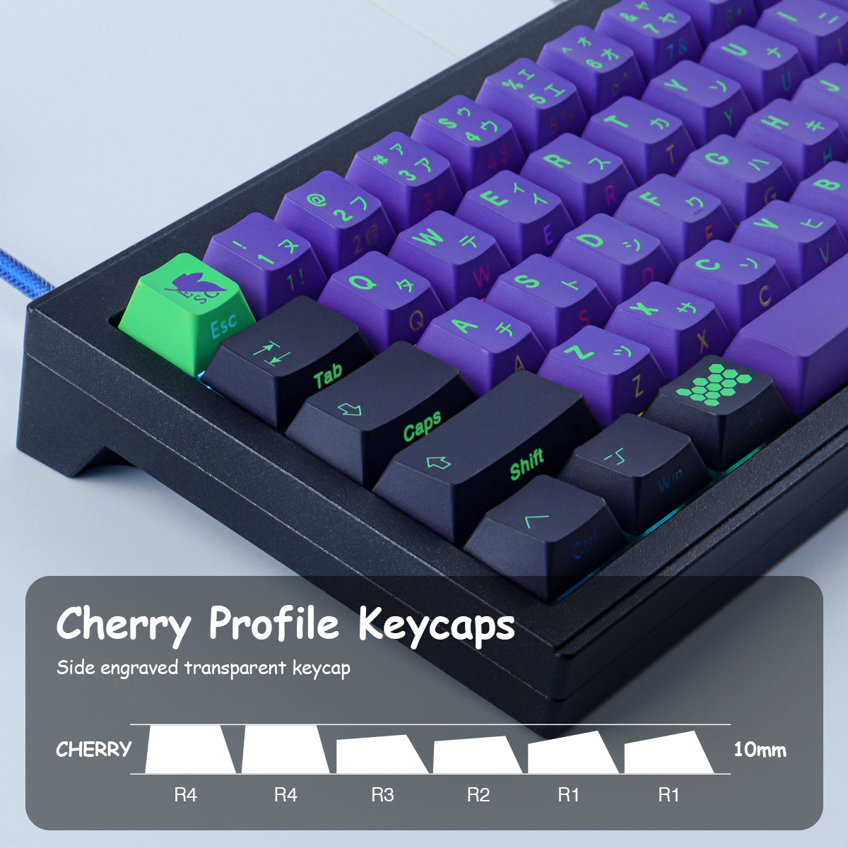 EVA NO.1 Side light keycaps - joorkey