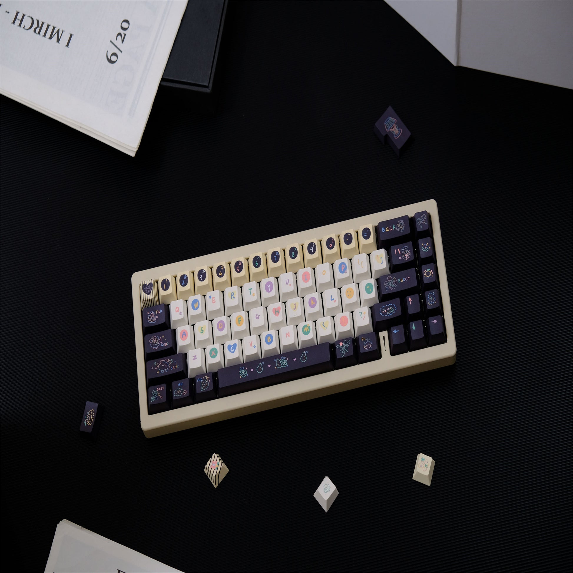 Sweet Cheese Ice Cream keycaps - joorkey