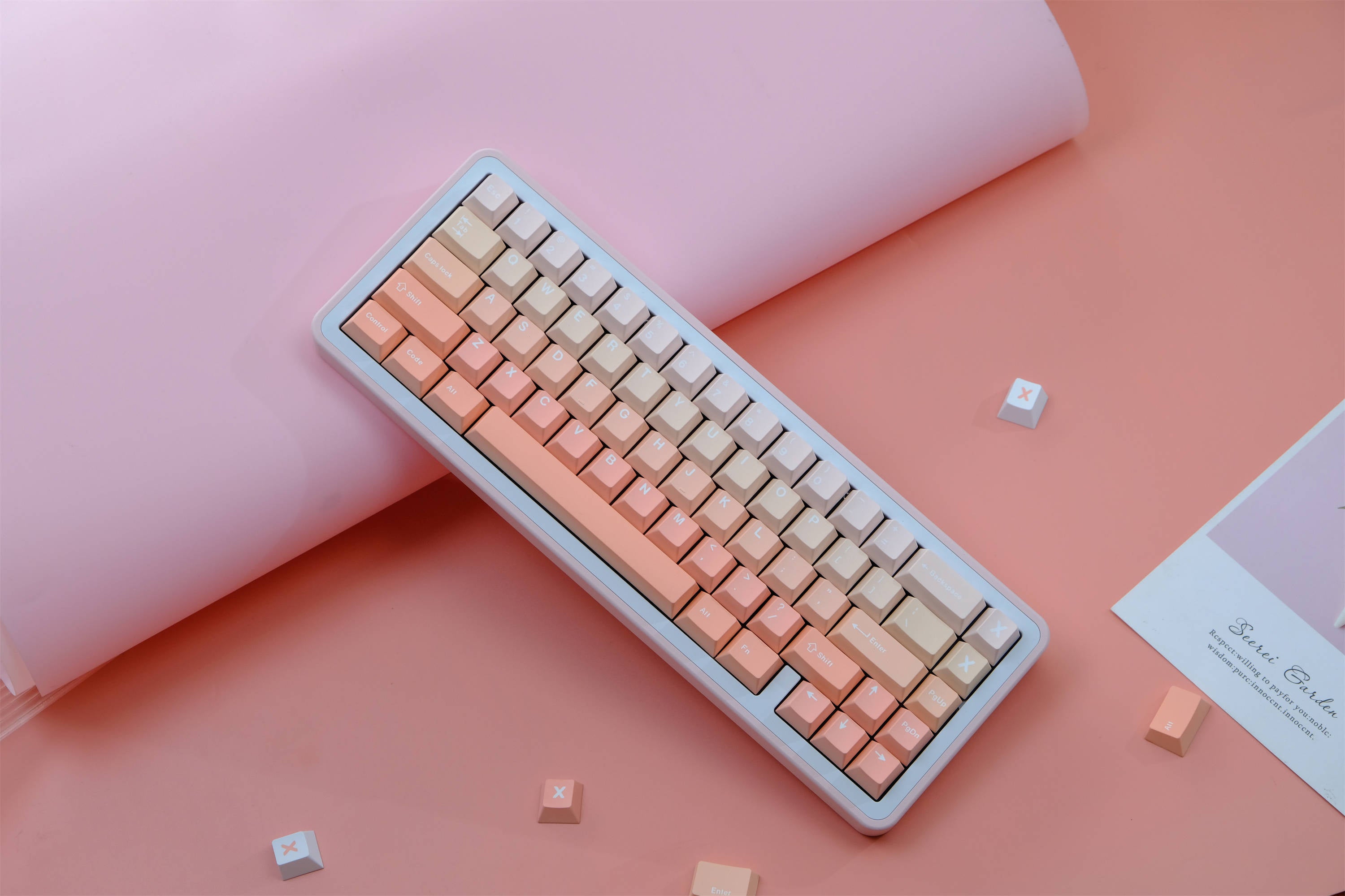 Blush keycaps - joorkey
