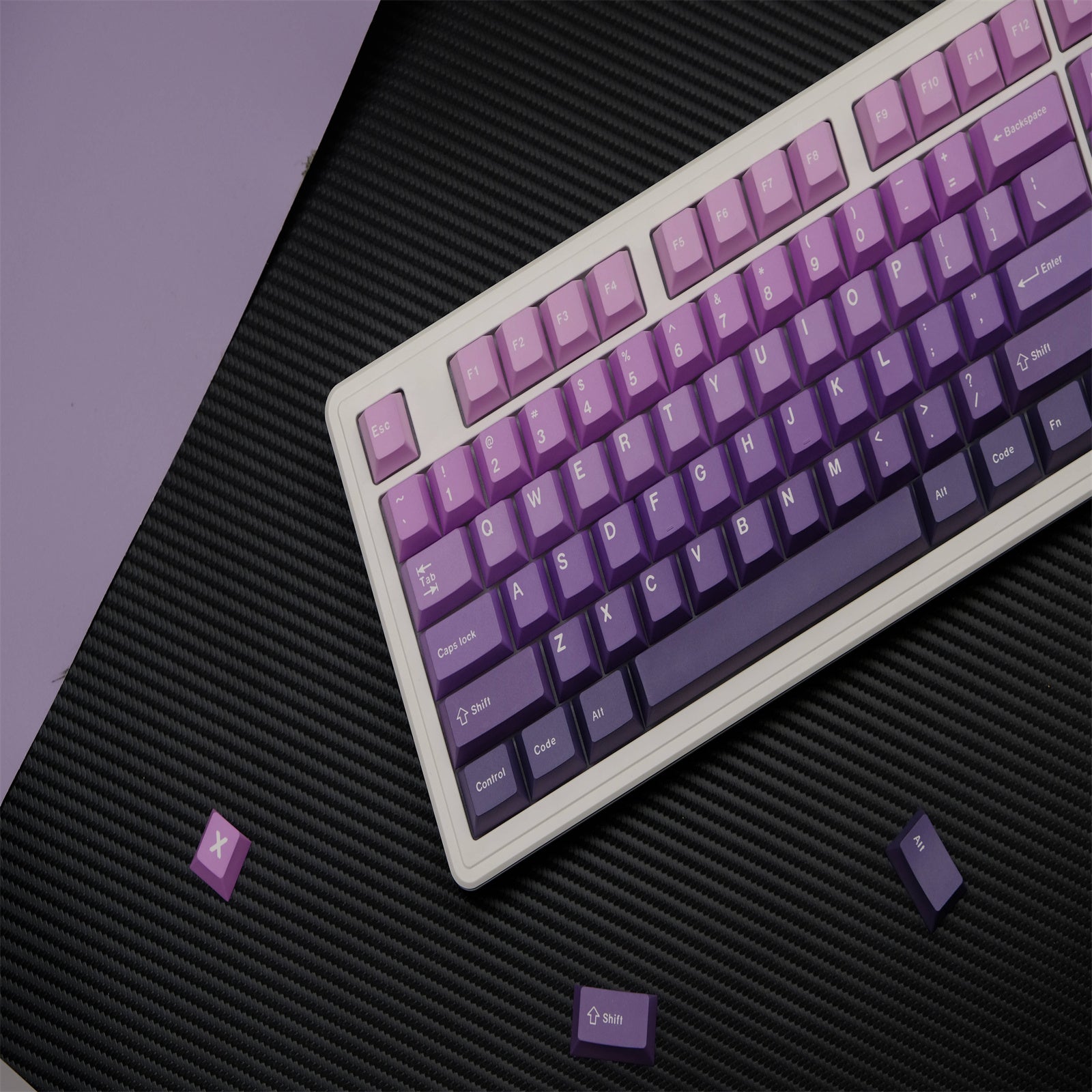 Violet Gradient keycaps - joorkey