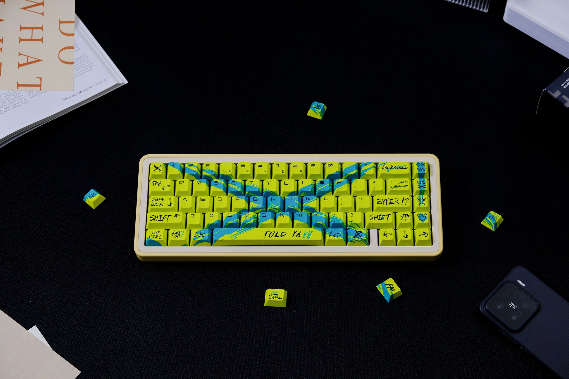 Against invalid Yellow Blue keycaps - joorkey