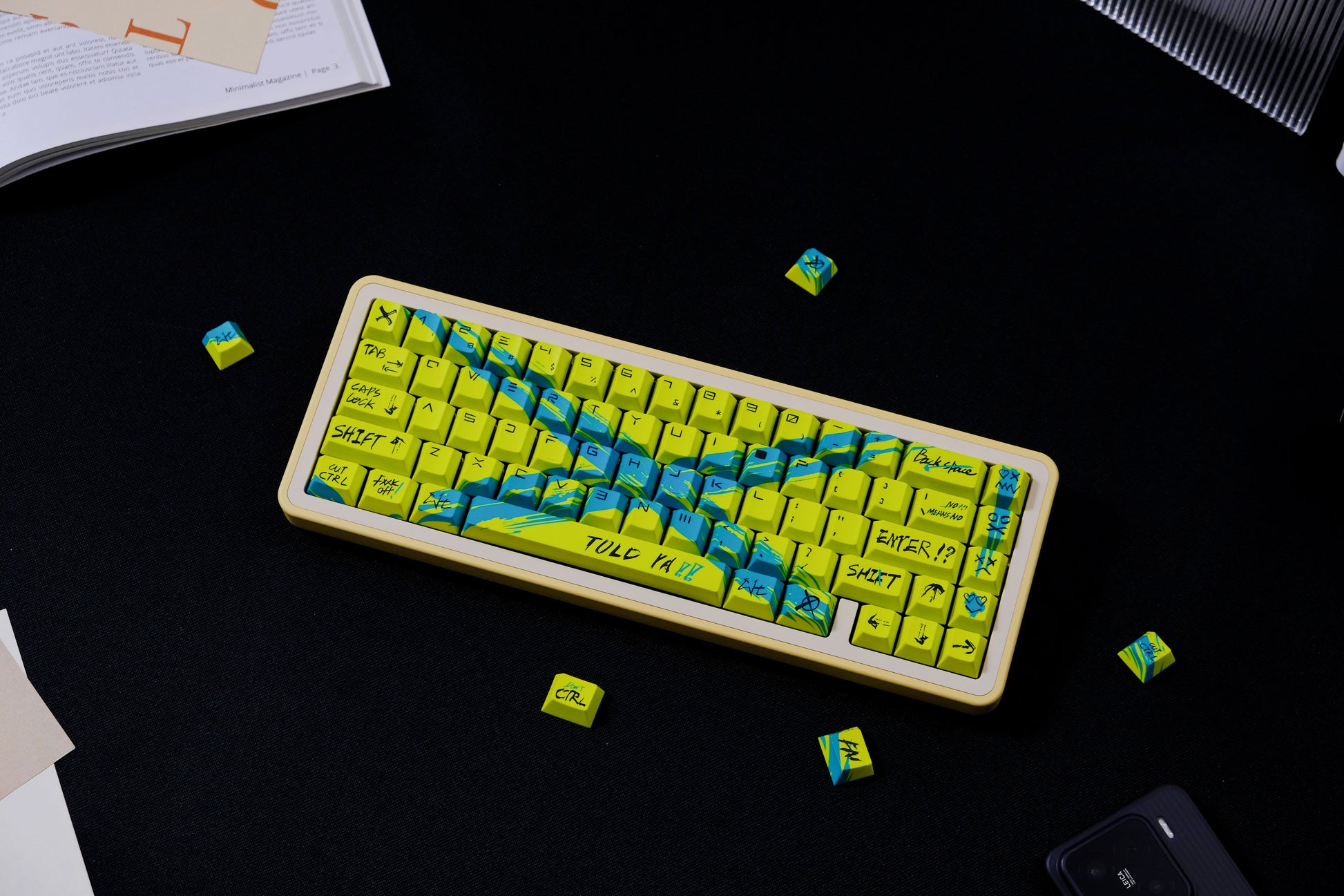 Against invalid Yellow Blue keycaps - joorkey