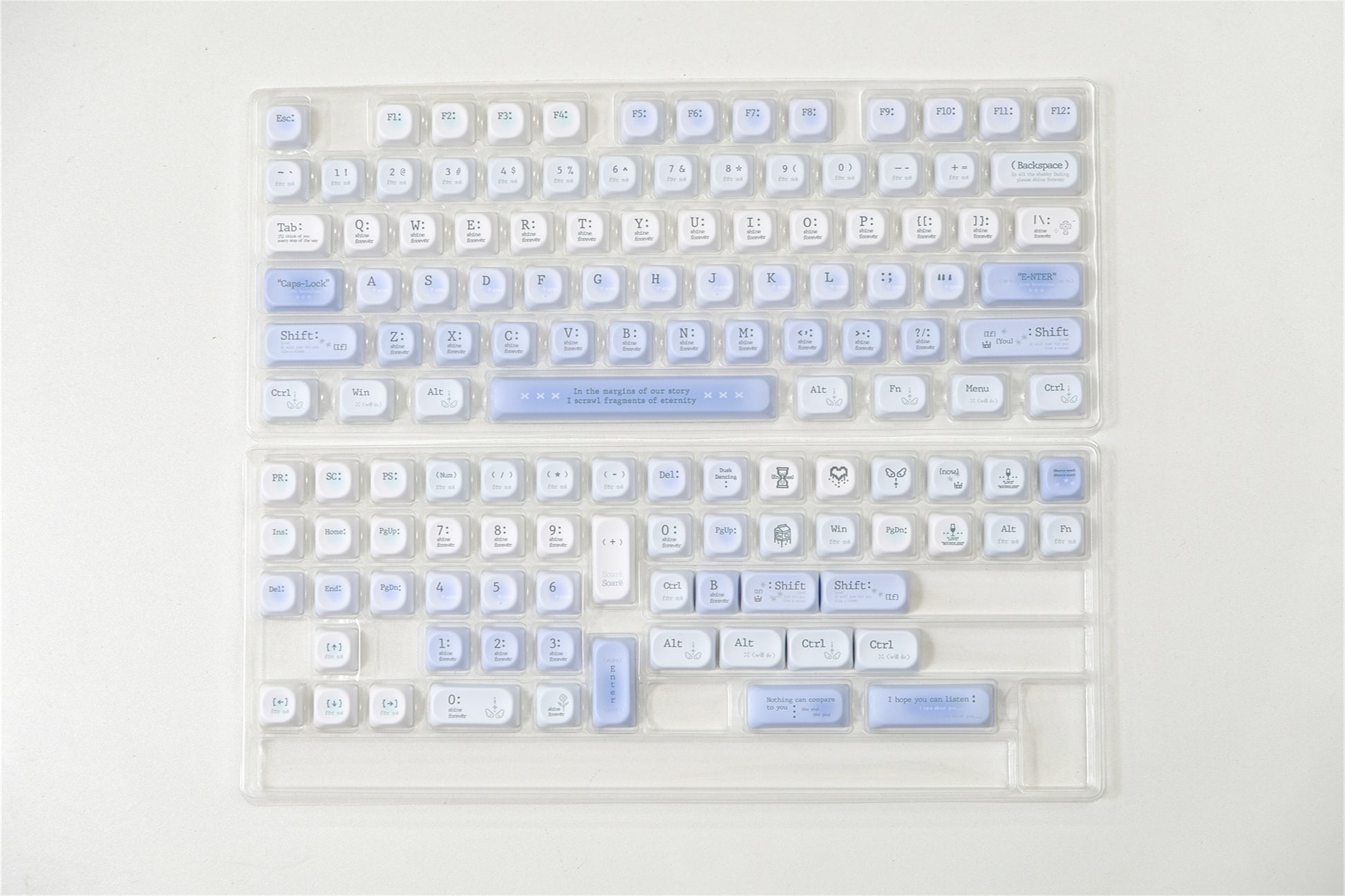 Tipsy Romantic Blue keycaps - joorkey