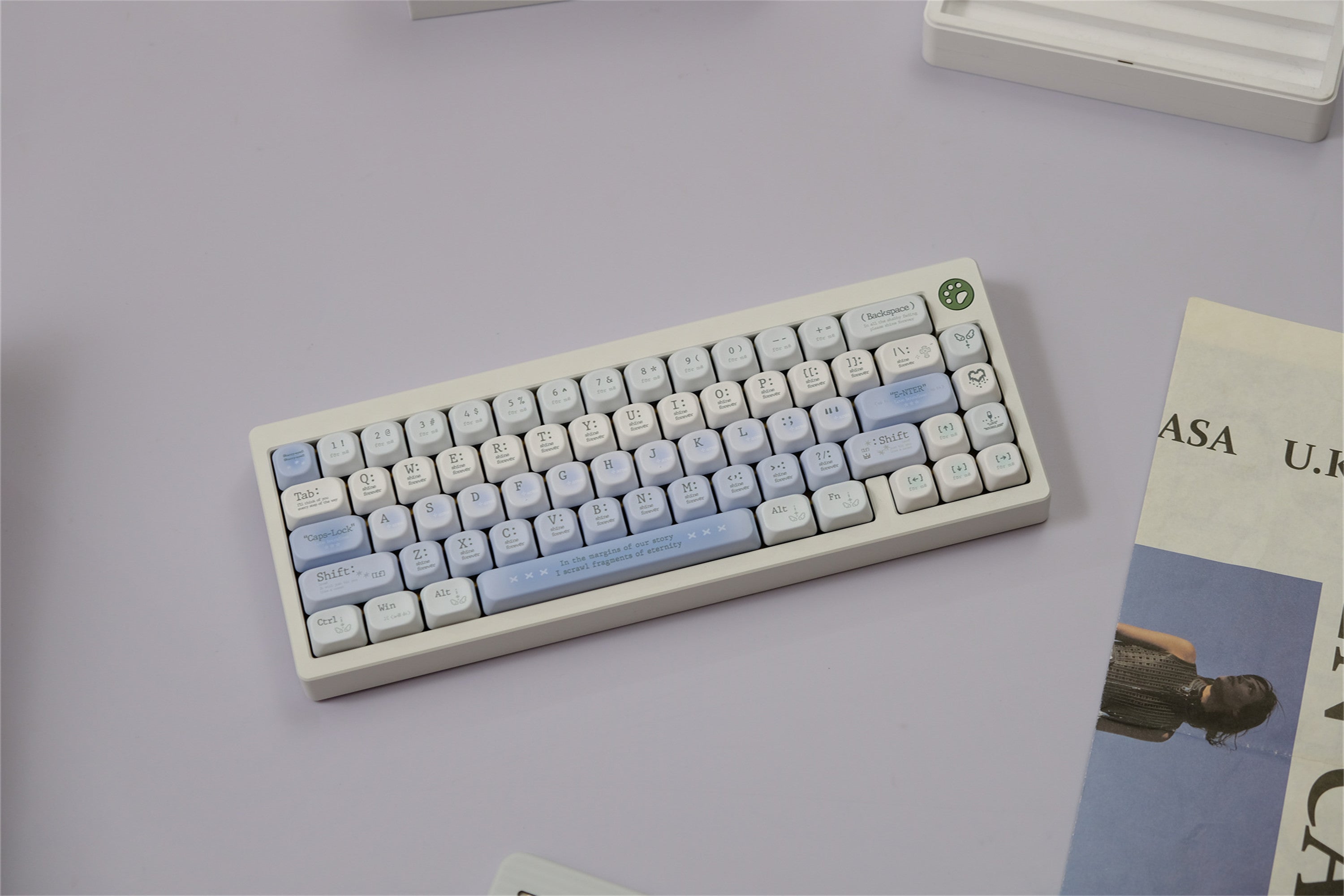 Tipsy Romantic Blue keycaps - joorkey