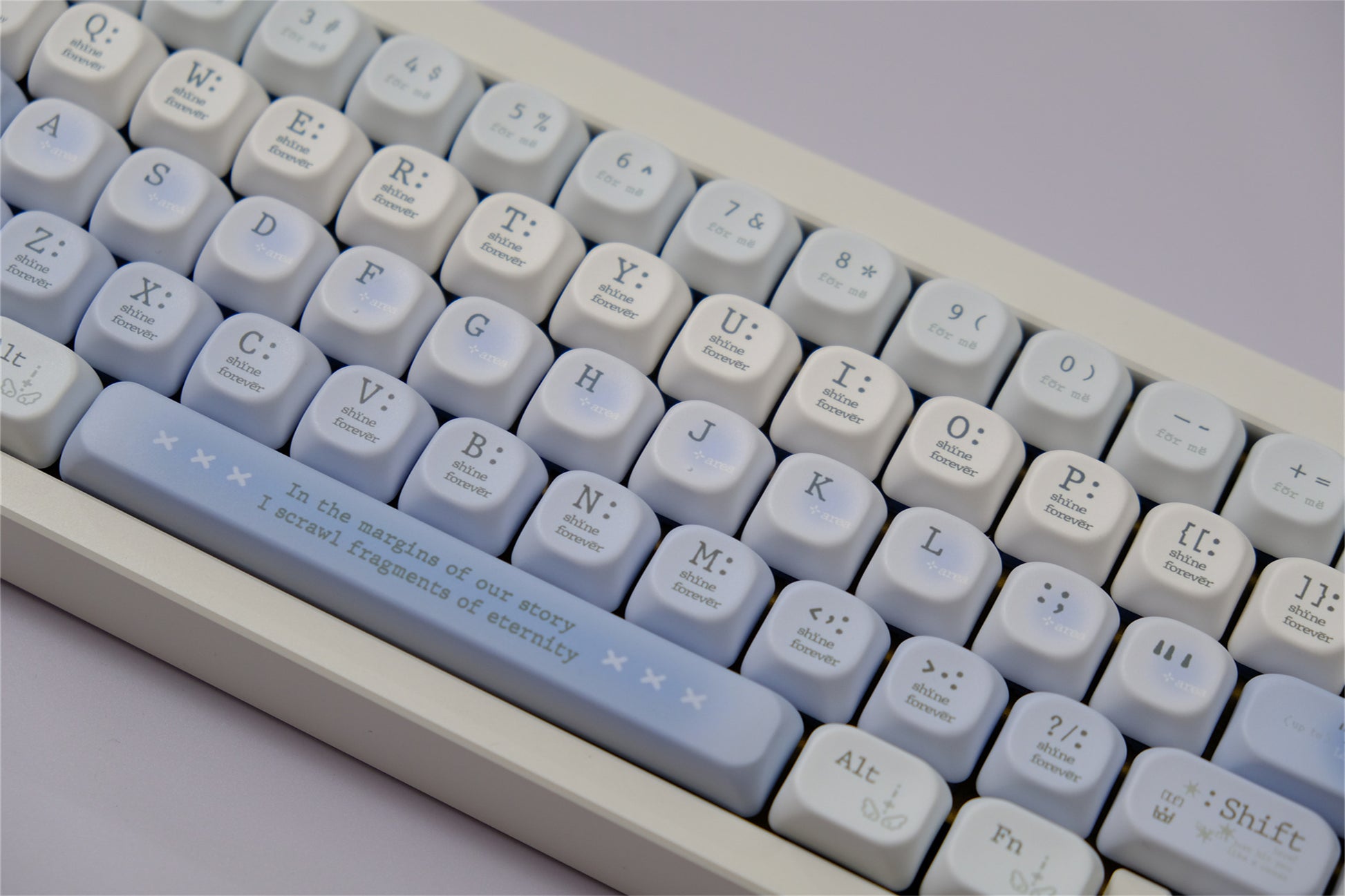 Tipsy Romantic Blue keycaps - joorkey