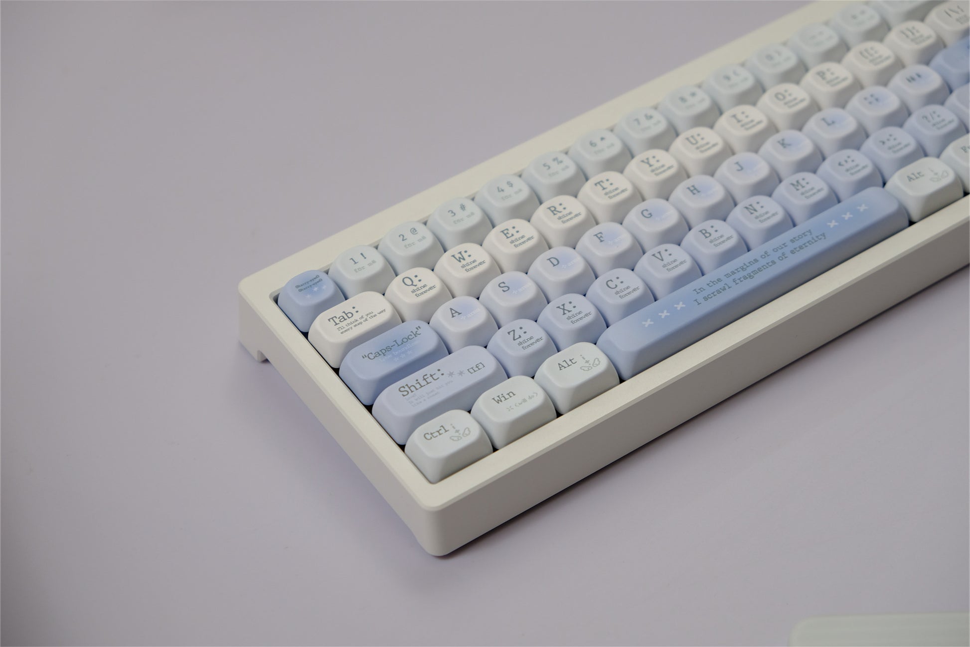 Tipsy Romantic Blue keycaps - joorkey