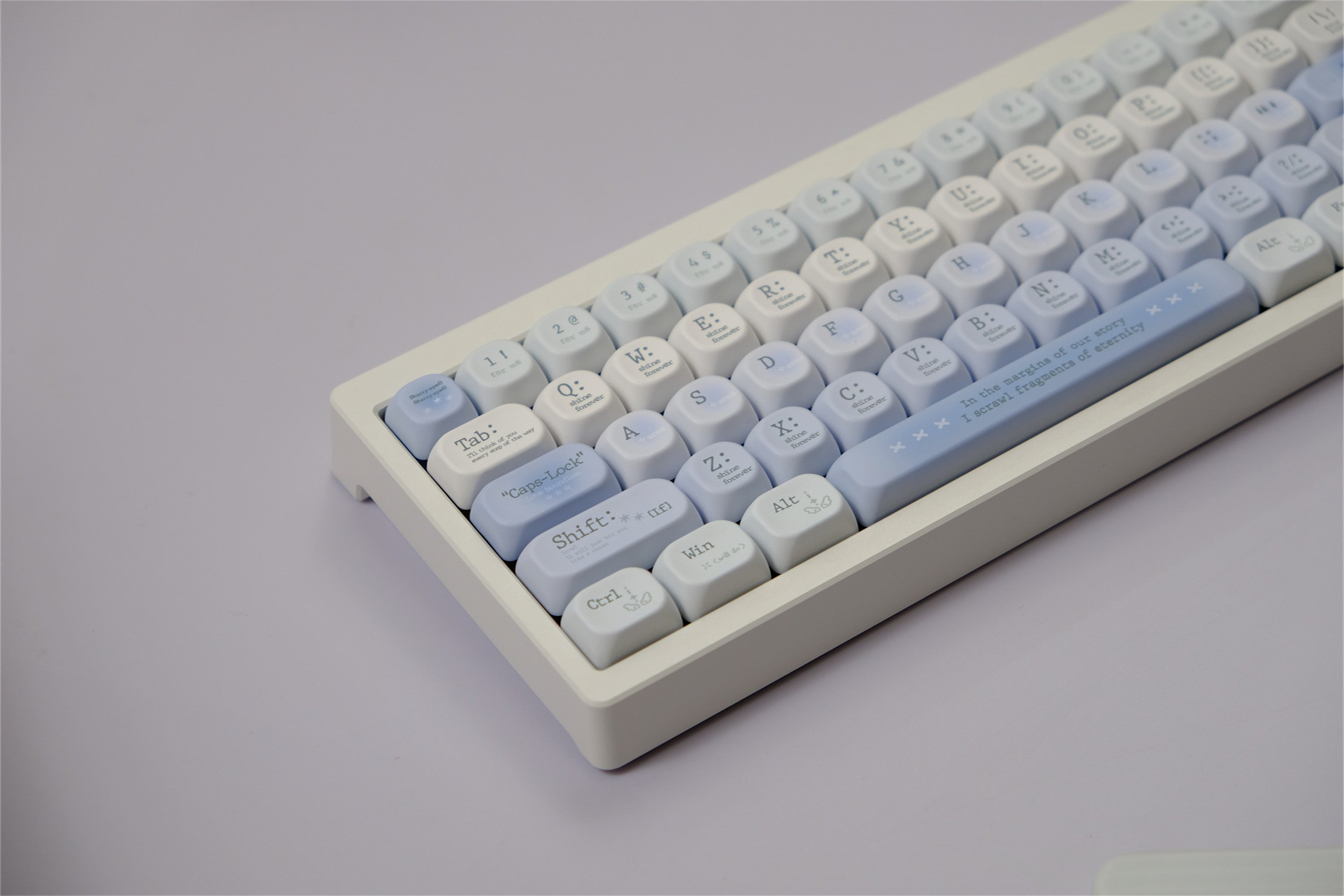Tipsy Romantic Blue keycaps - joorkey