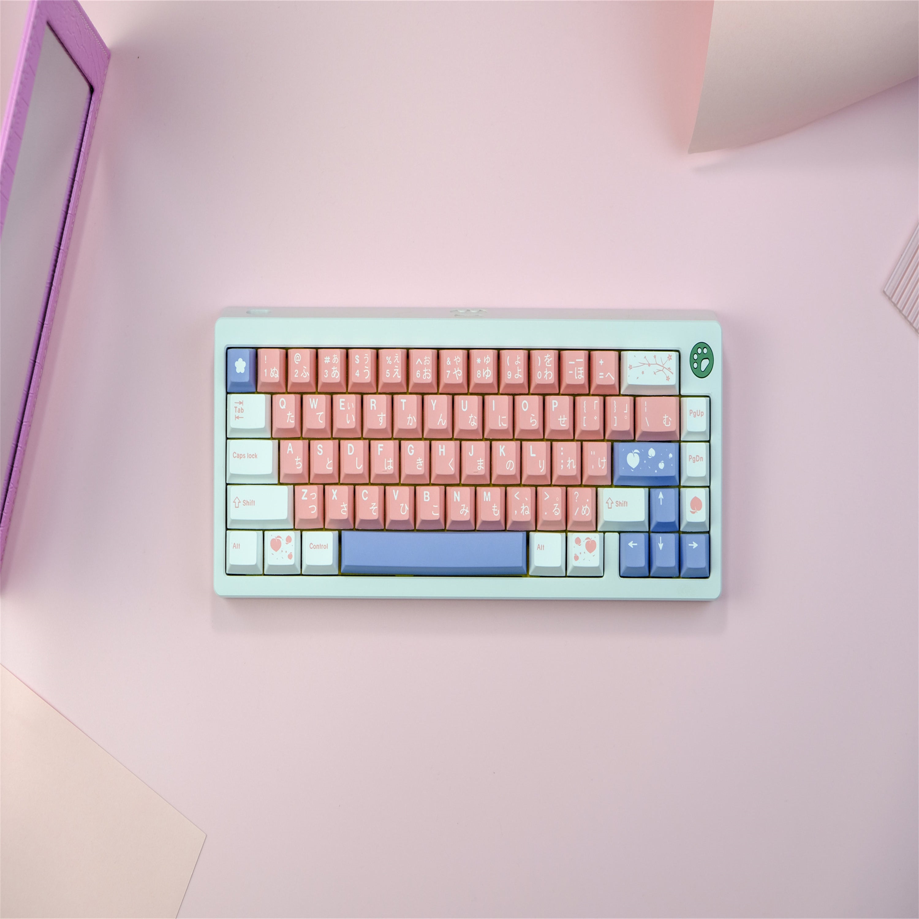 Peach Blossom keycaps - joorkey