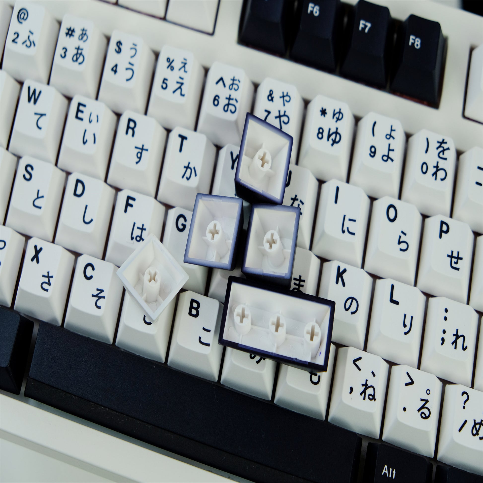 WOB Black White keycaps - joorkey