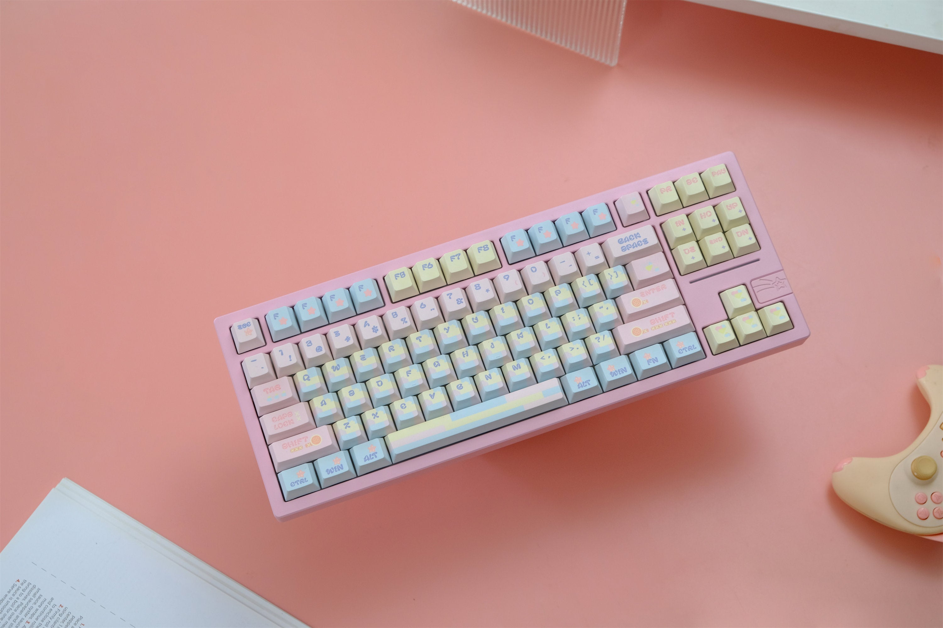 Patchwork Milk Candy Keycaps 151 Keys PBT Material Cherry Profile DYE ...