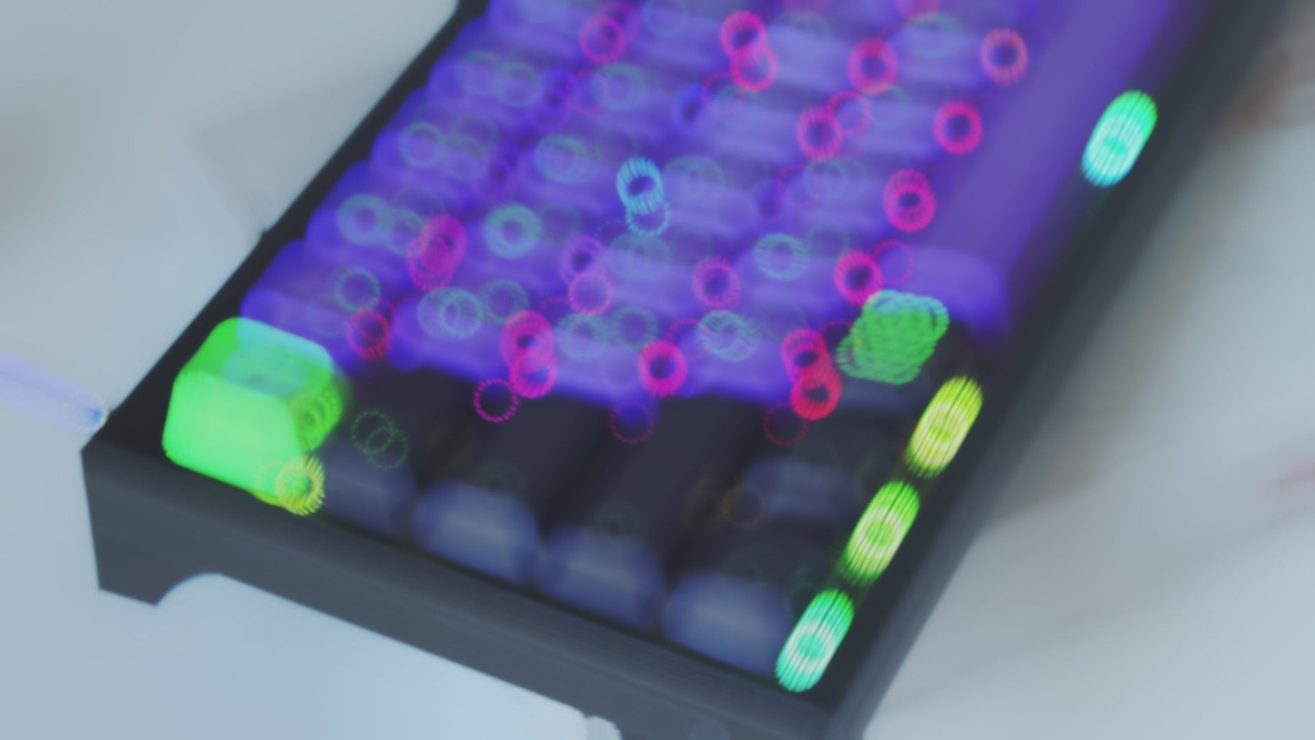 Load video: EVA NO.1 Side light keycaps