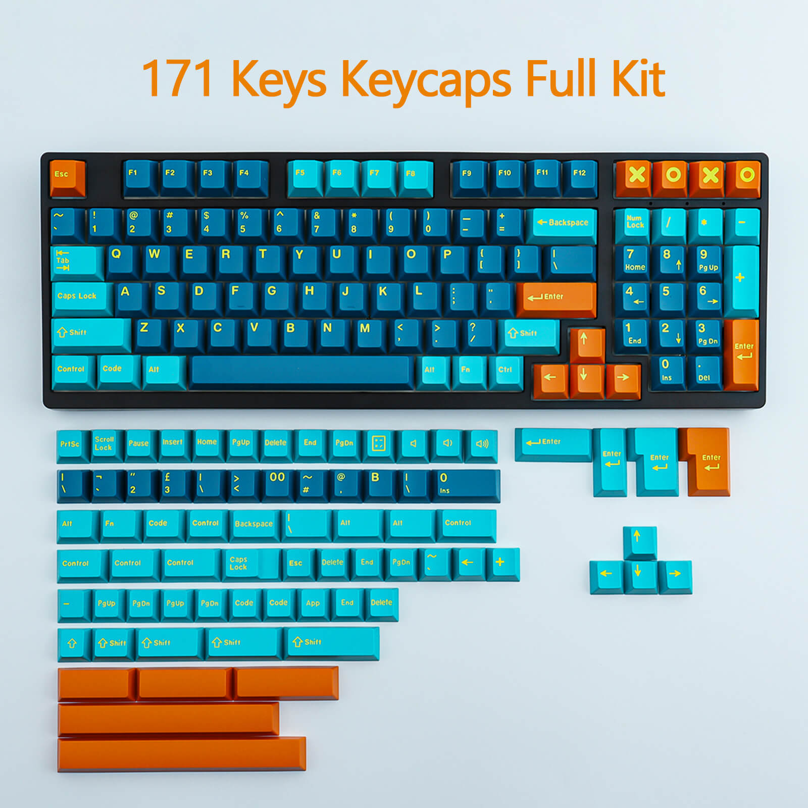 Double shot ABS Aero Keycaps Set - joorkey