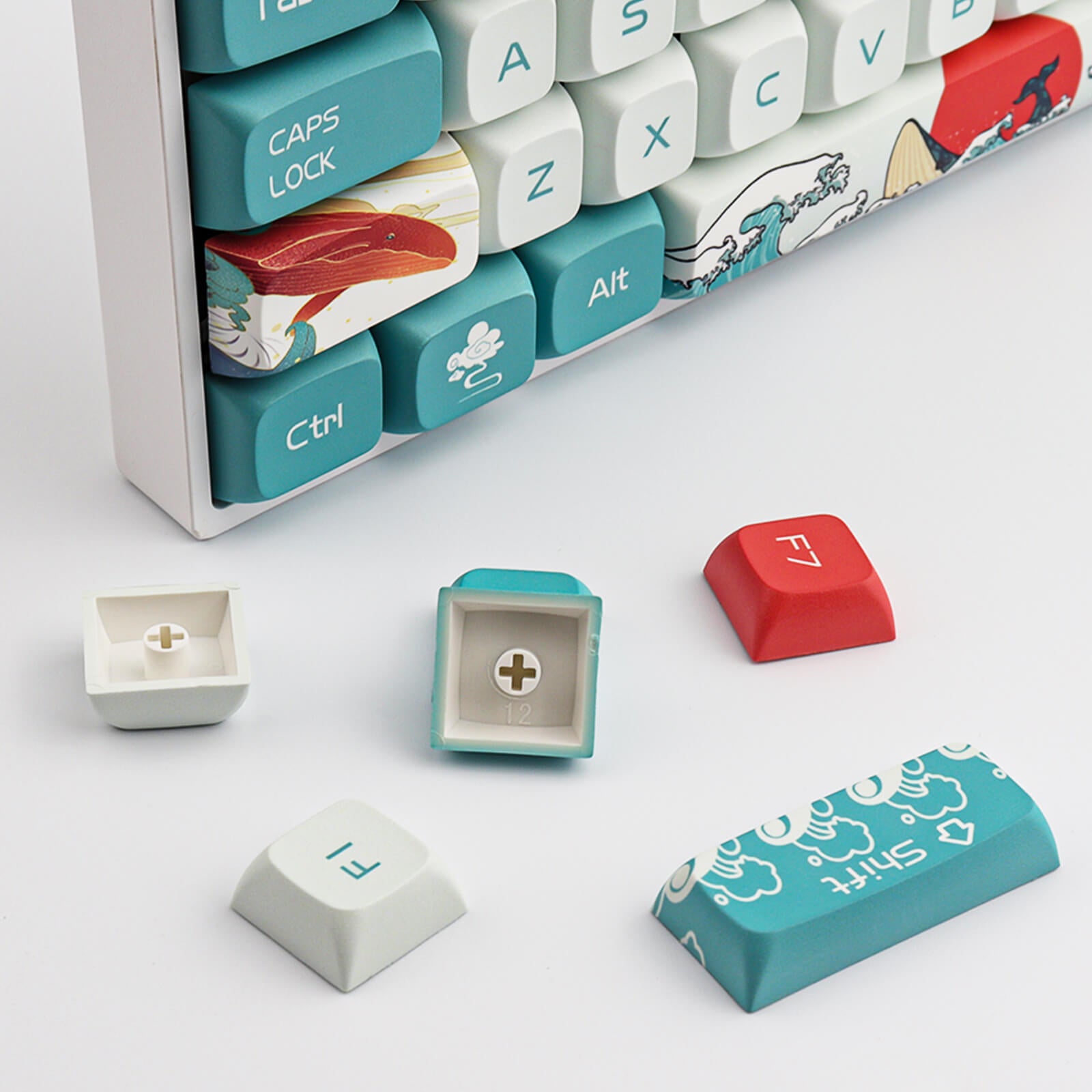 Ukiyo-e Coral Sea Keycap - joorkey