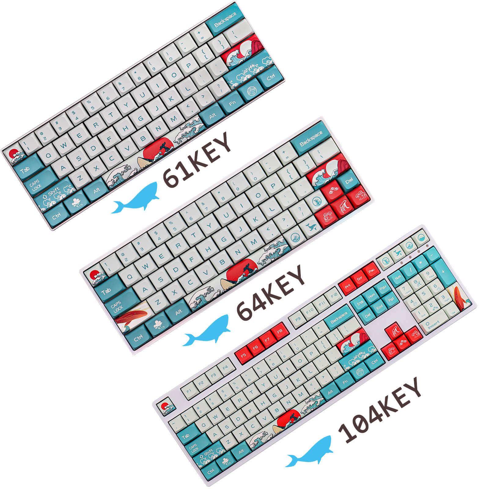 Ukiyo-e Coral Sea Keycap - joorkey