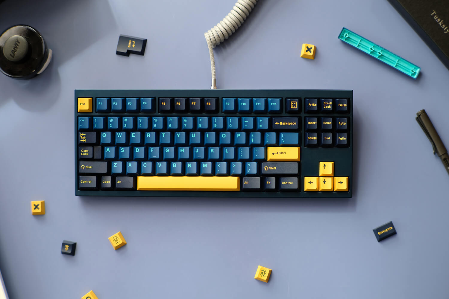 Double shot ABS Nautilus Keycaps Set - joorkey