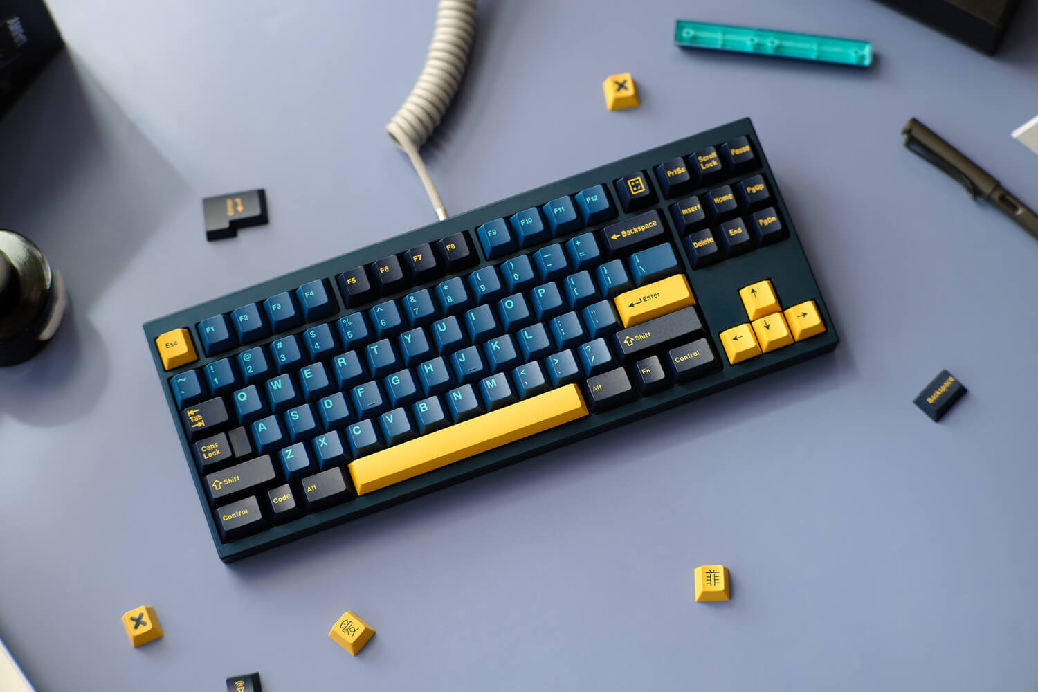 Double shot ABS Nautilus Keycaps Set - joorkey
