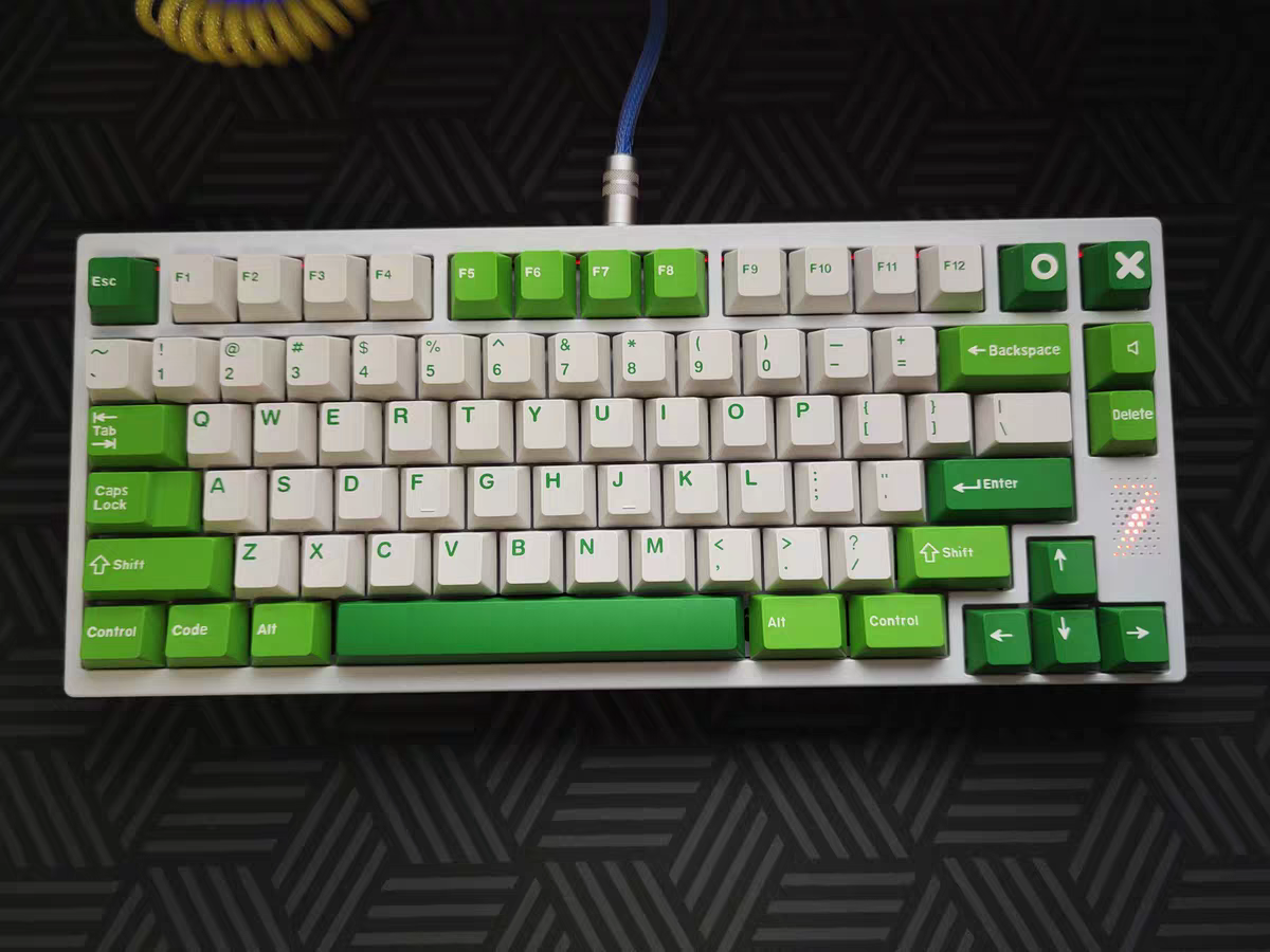 171 key ABS Double Shot Jamon/Royal Alpha Typewriter Keycaps - joorkey