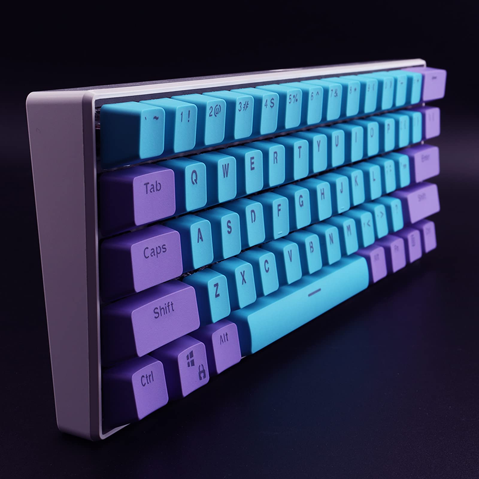 Purple Blue Keycaps Set - joorkey