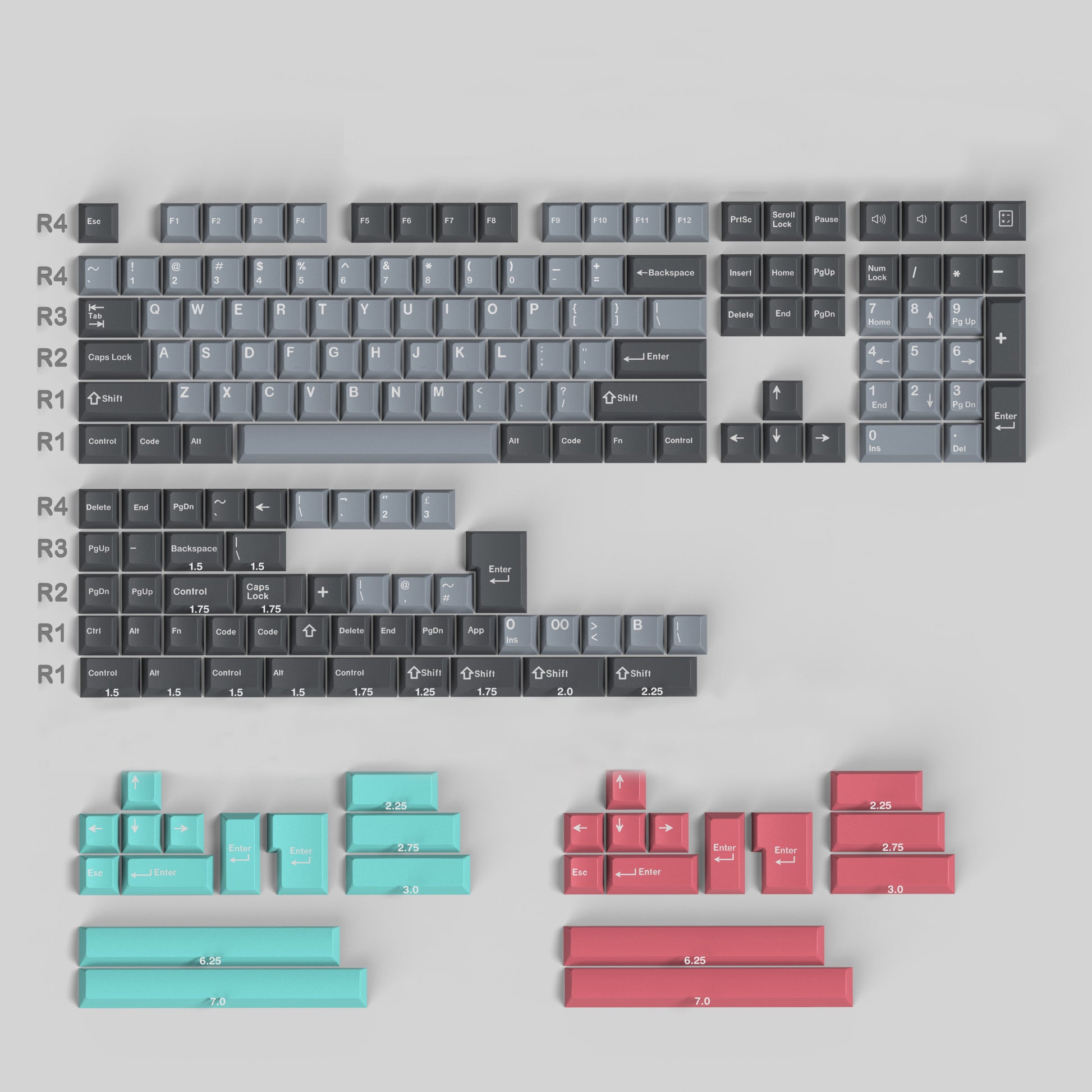 Modern Dolch Keycaps - joorkey