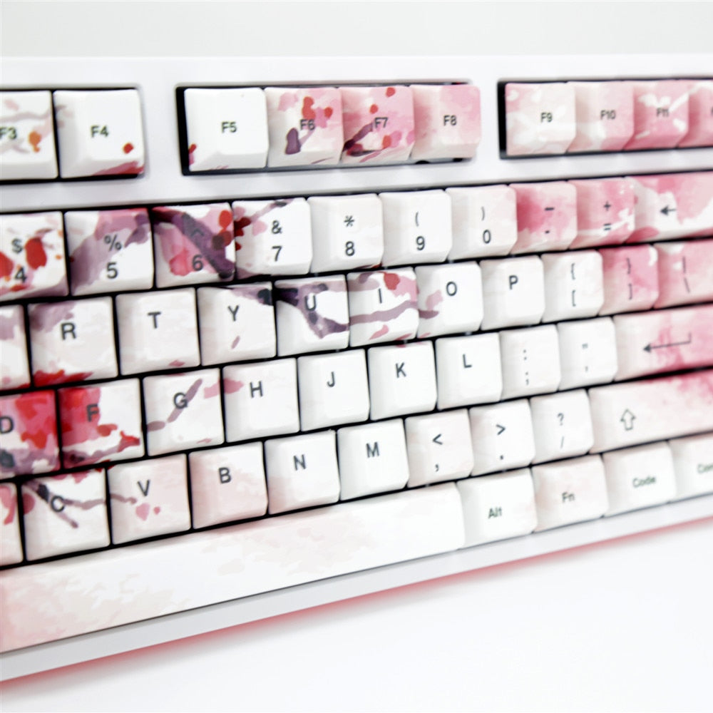 Ink Cherry Blossom Keycaps Set - joorkey