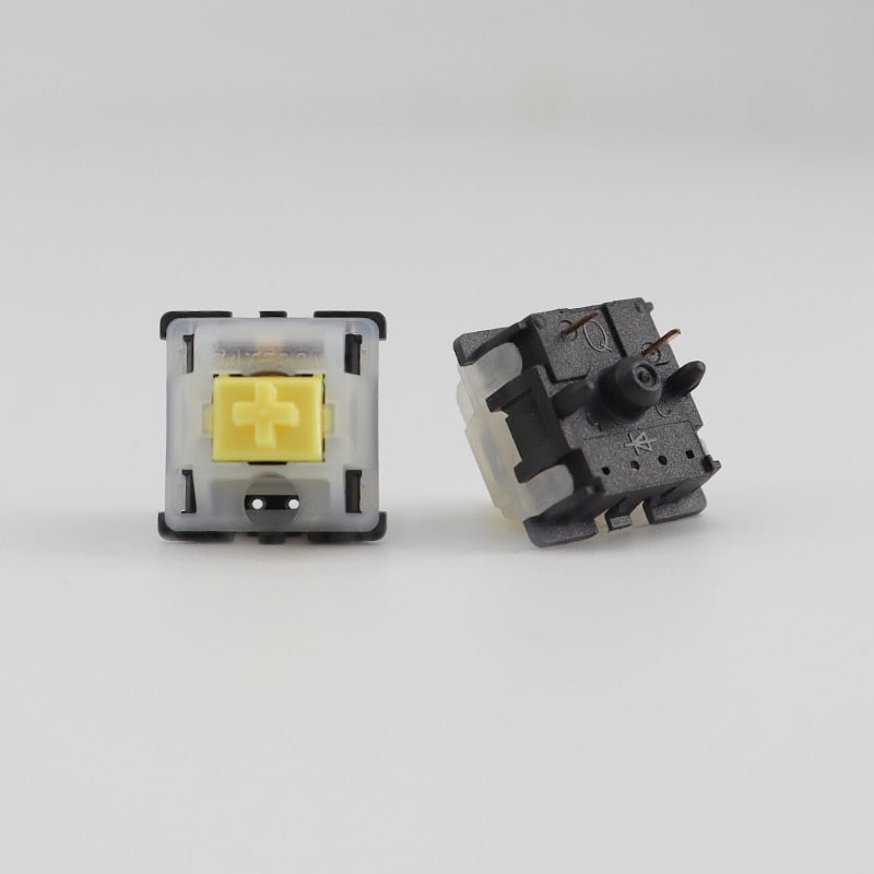 Gateron Switches Milky Top Black Bottom - joorkey