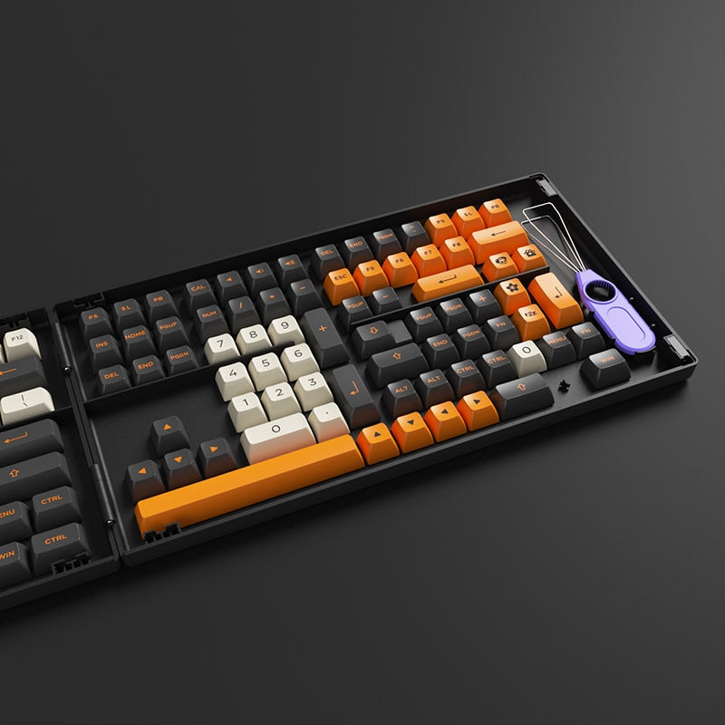 Akko Carbon Retro Keycaps - joorkey