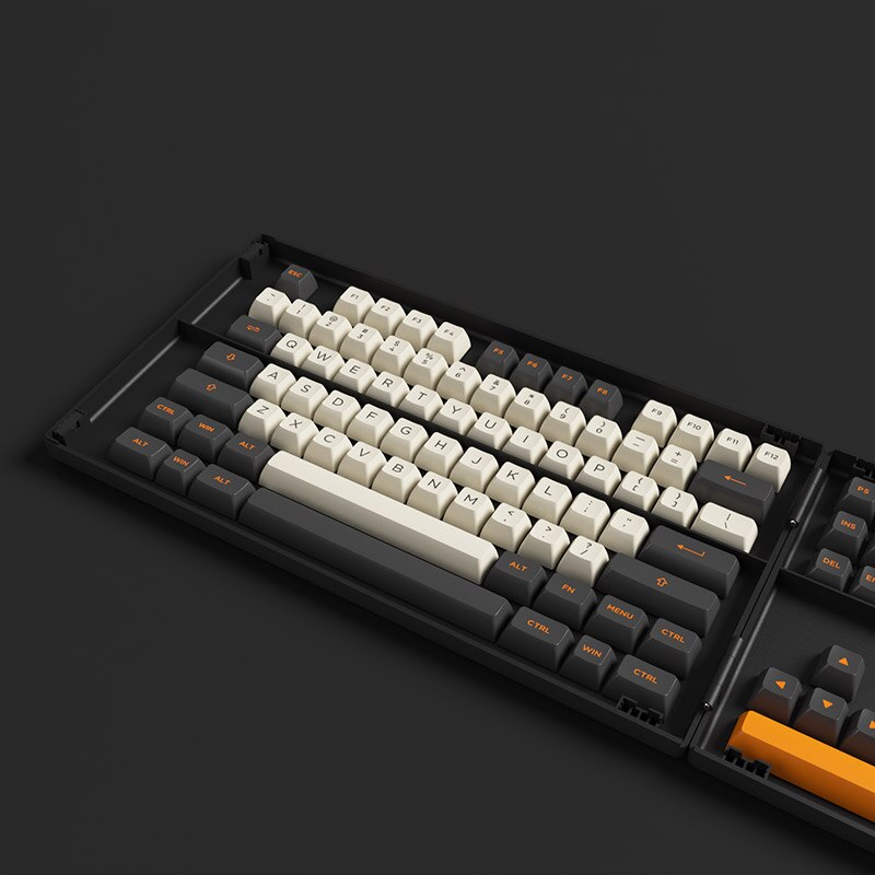 Akko Carbon Retro Keycaps - joorkey