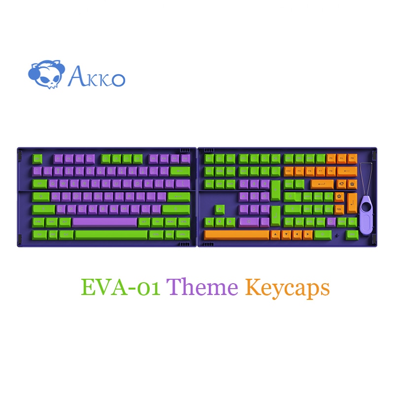 Akko EVA-01 Theme Keycaps - joorkey