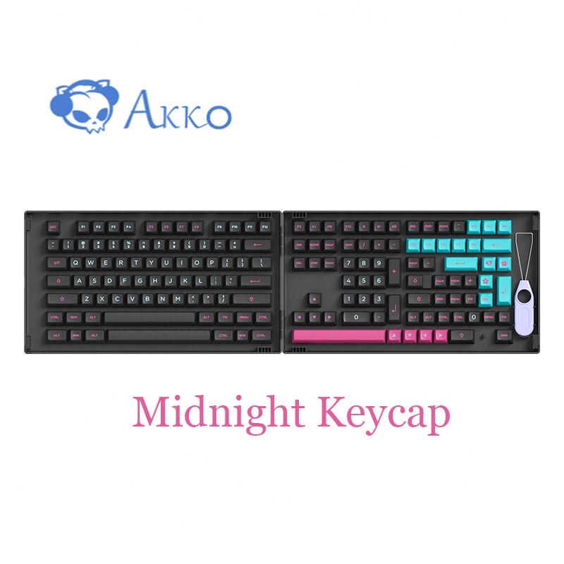 Akko Midnight Keycaps - joorkey