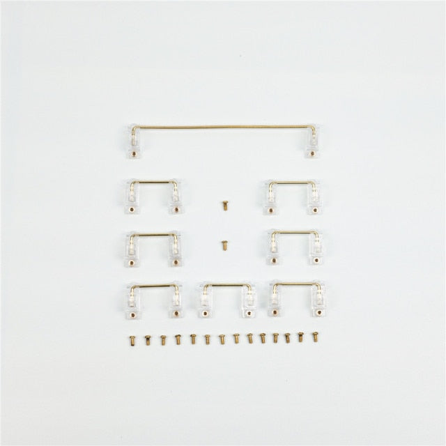 Transparent Gold-Plated Screw Stabilizer - joorkey