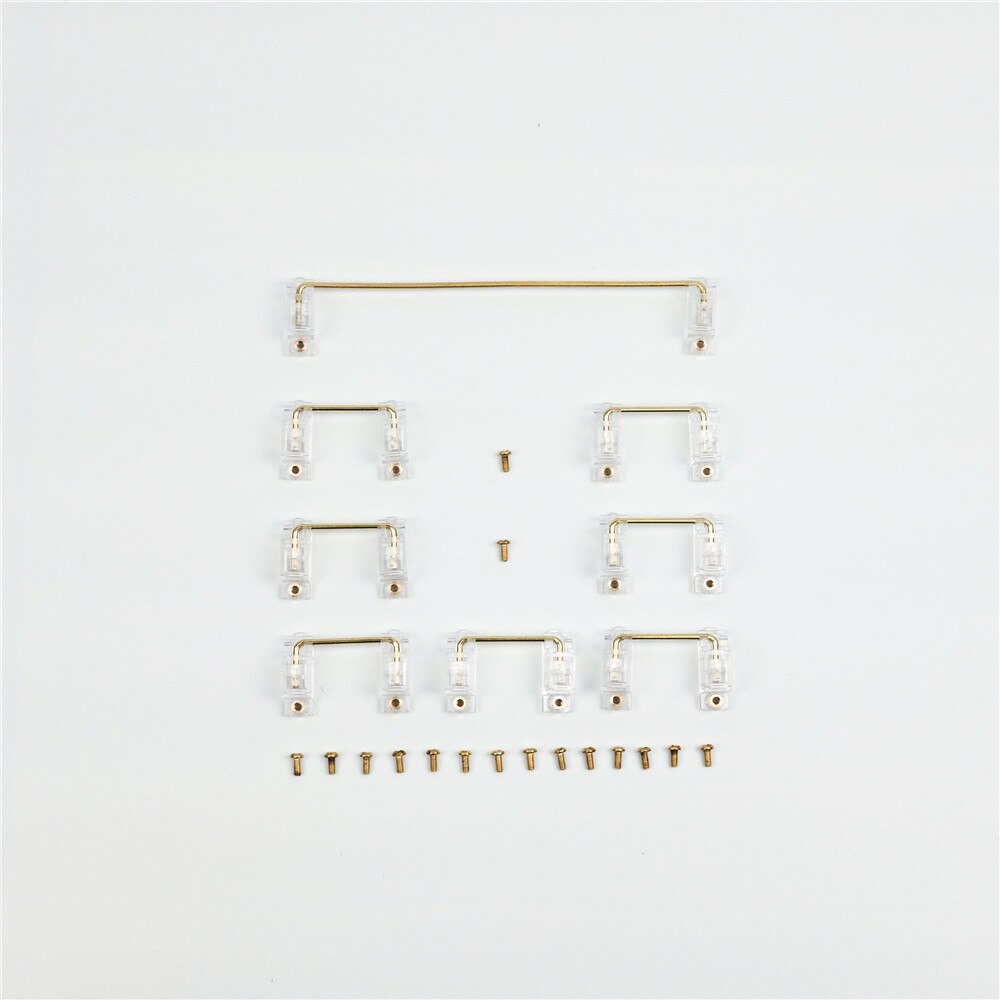 Transparent Gold-Plated Screw Stabilizer - joorkey
