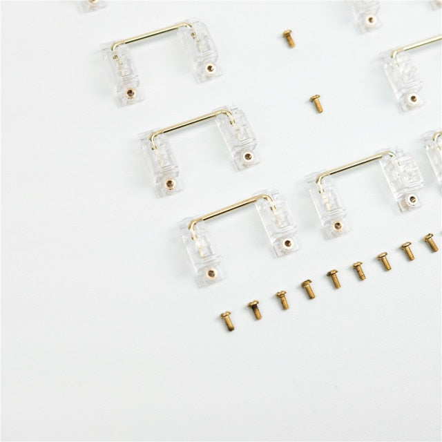 Transparent Gold-Plated Screw Stabilizer - joorkey