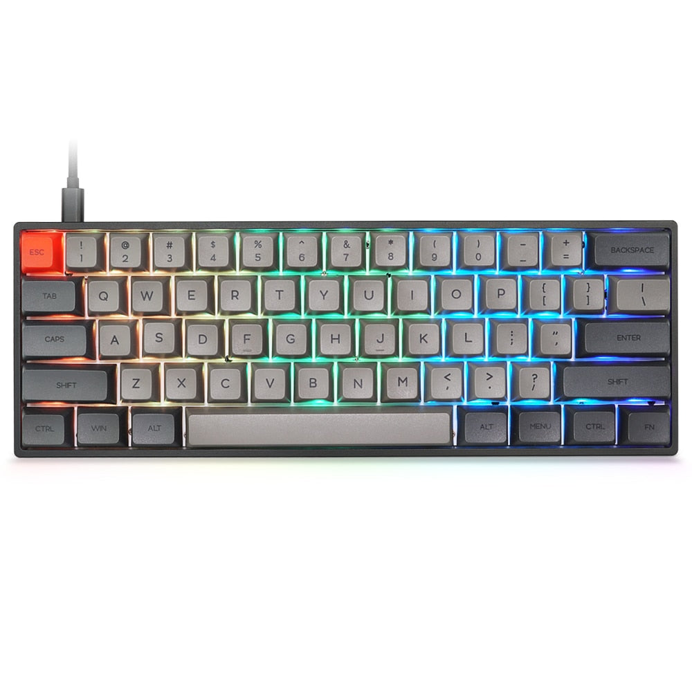 GK61S SK61S Hot Swap Mechanical Keyboard RGB Dual Mode Hot