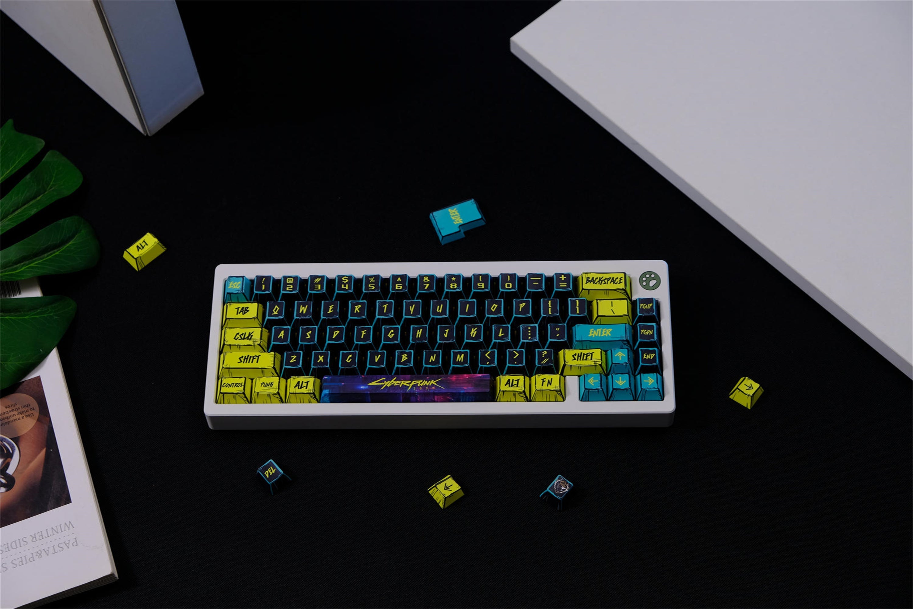 Cyberpunk 2077 Comic Style Keycaps Loved by Fans Everywhere