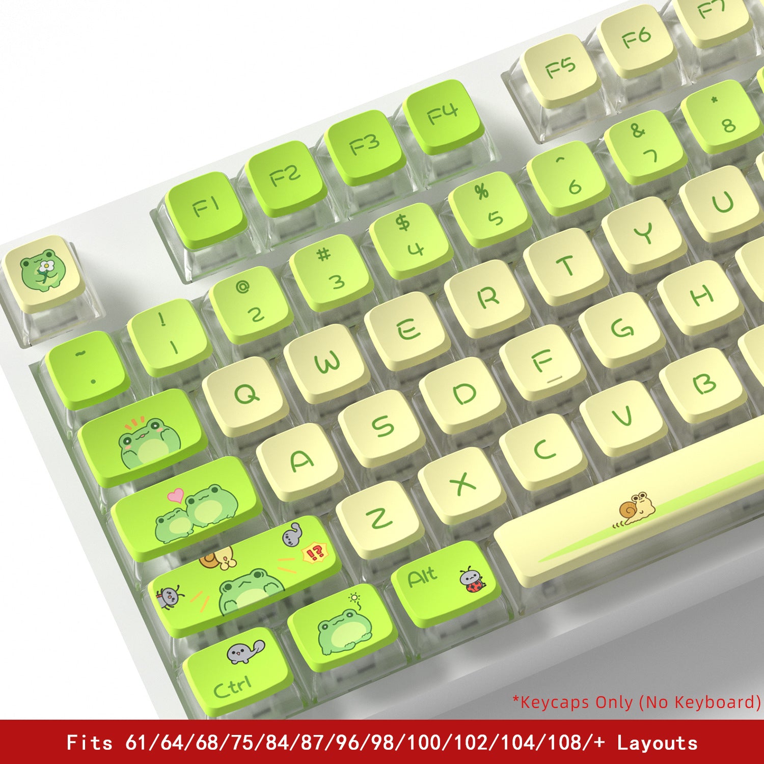 Little Frog Four-Sided Backlight Keycaps