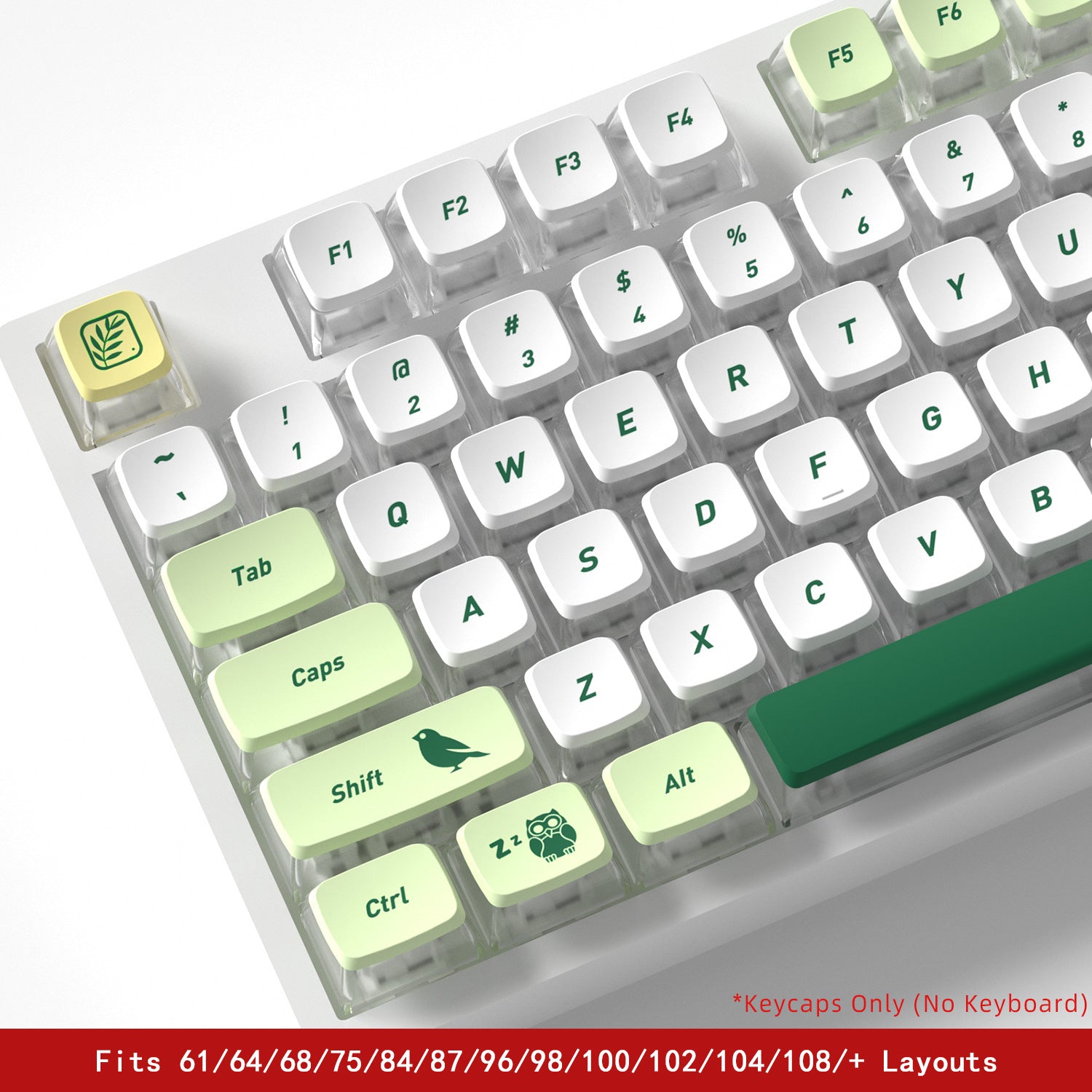 Botanical Garden Four-Sided Backlight Keycaps