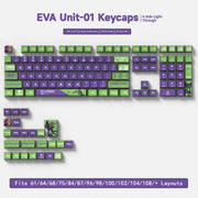 EVA Unit-01 Four-Sided Backlight Keycaps