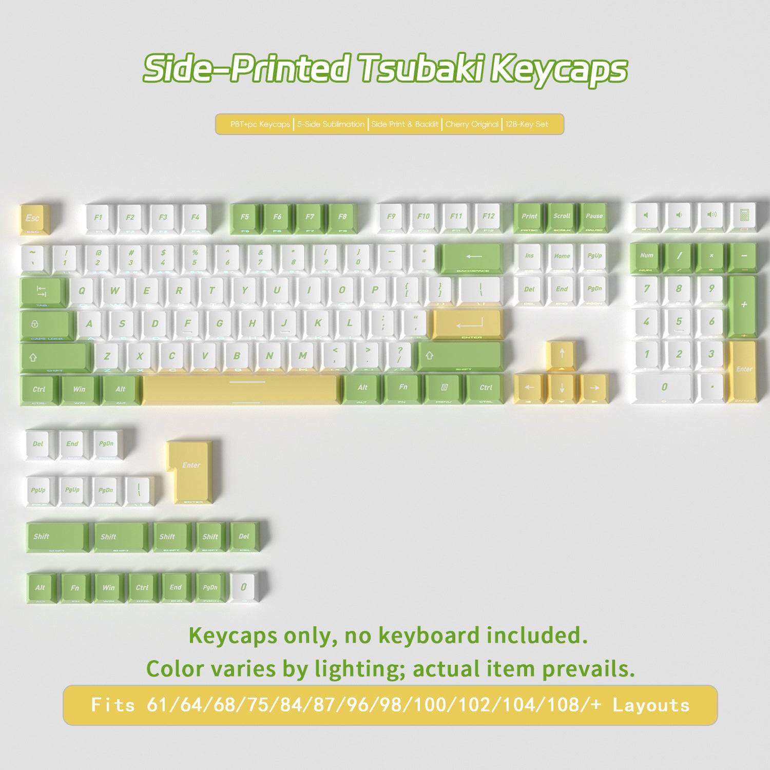 Tsubaki Side Backlight Keycaps