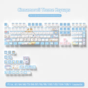 Cinnamoroll Four-Sided Backlight Keycaps