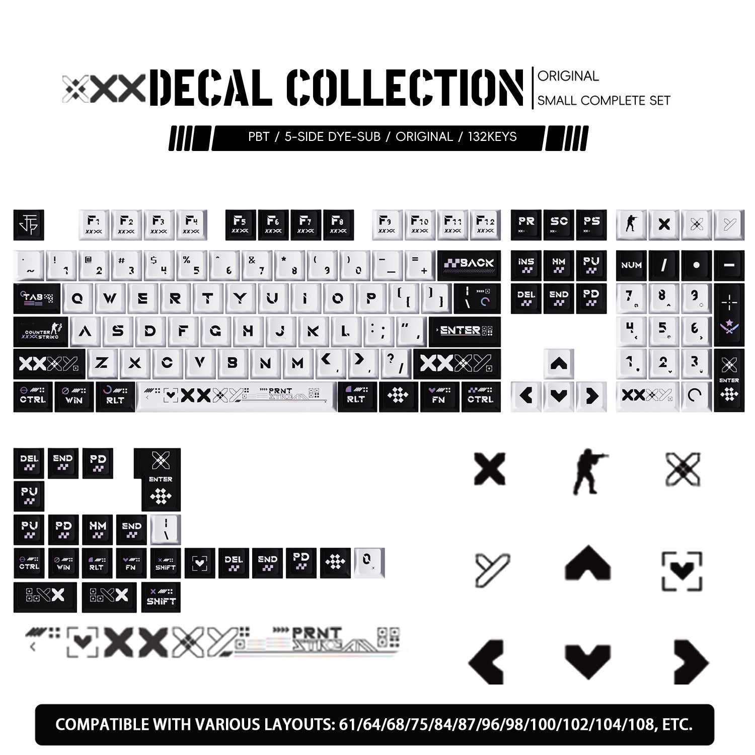 Decal Collection Keycaps