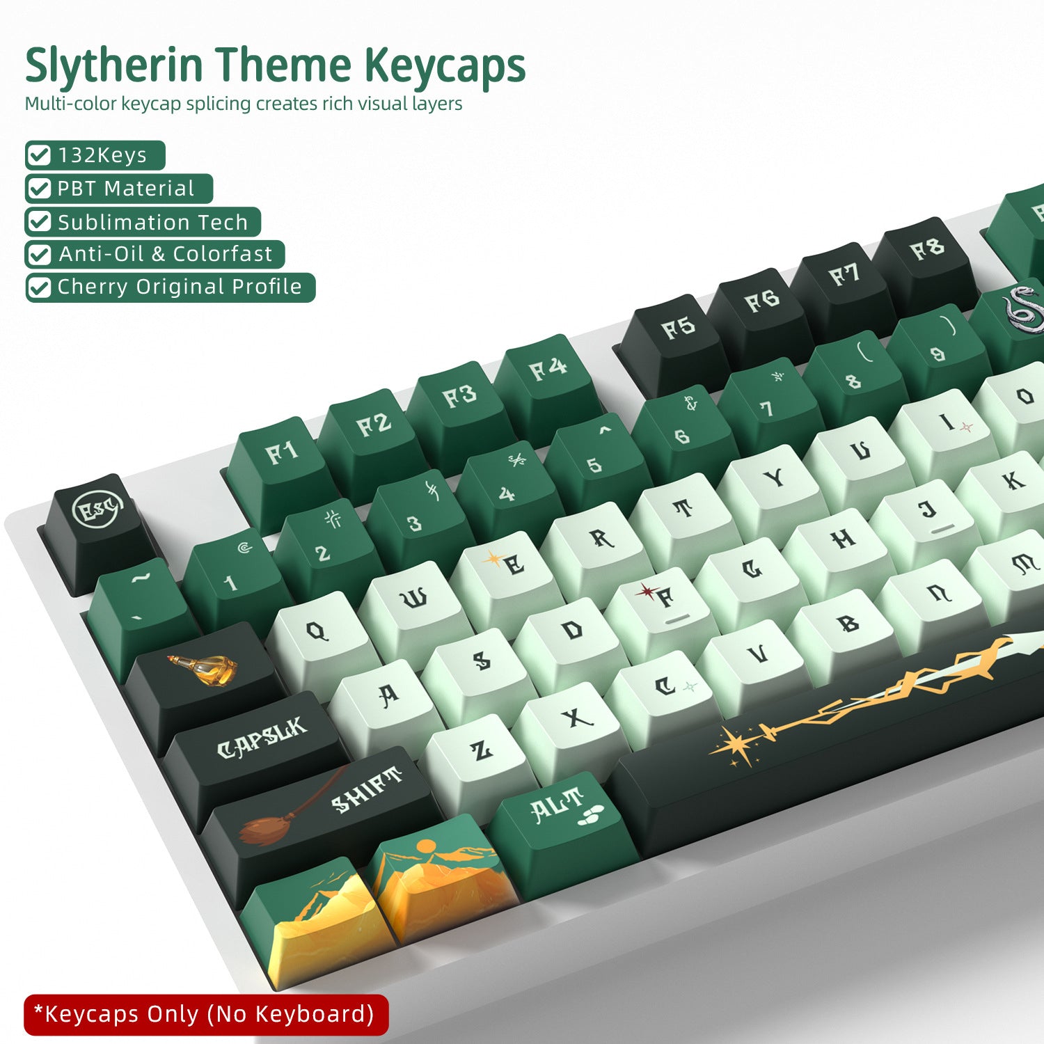 Slytherin Keycaps