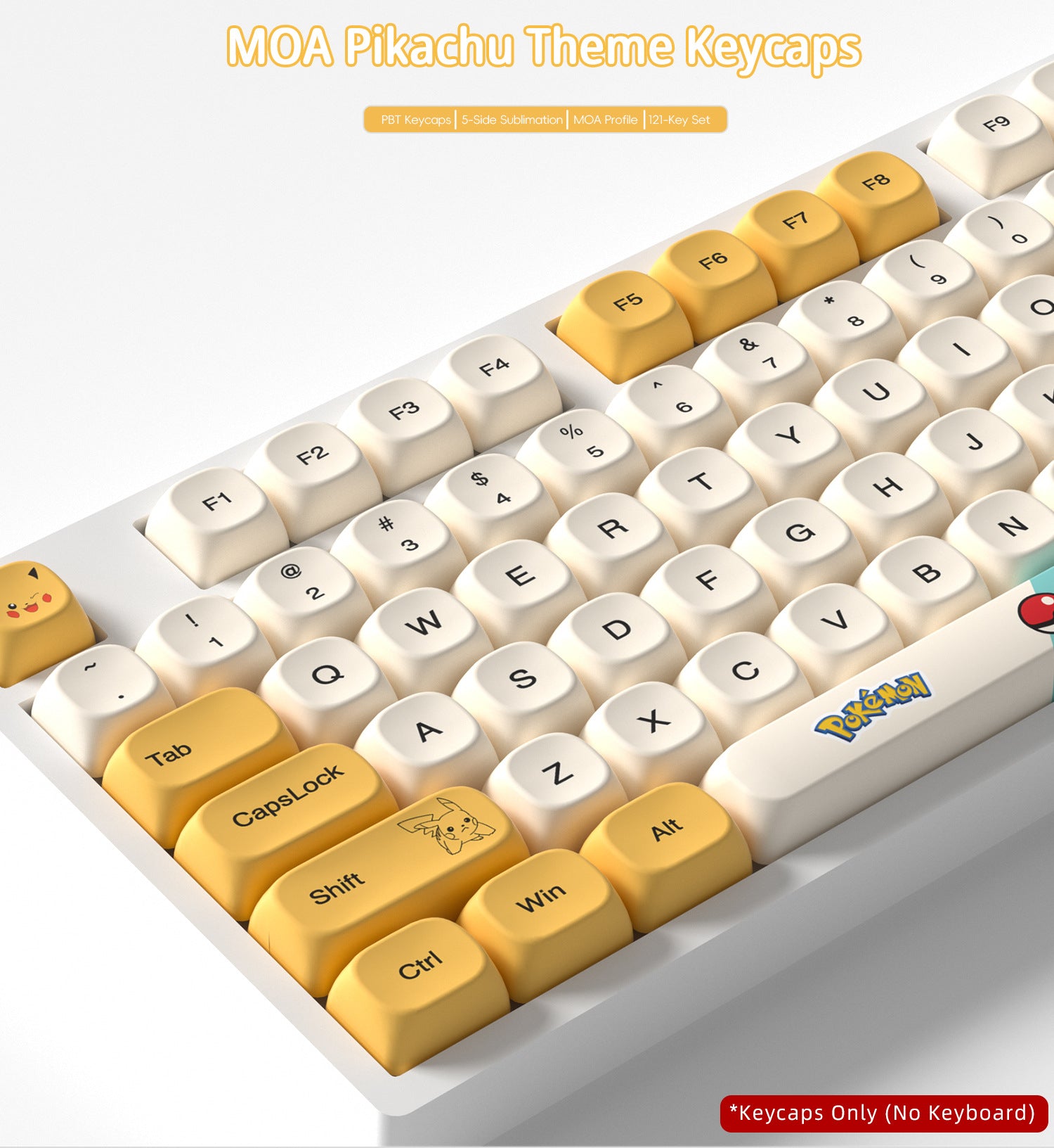 Pikachu Keycaps
