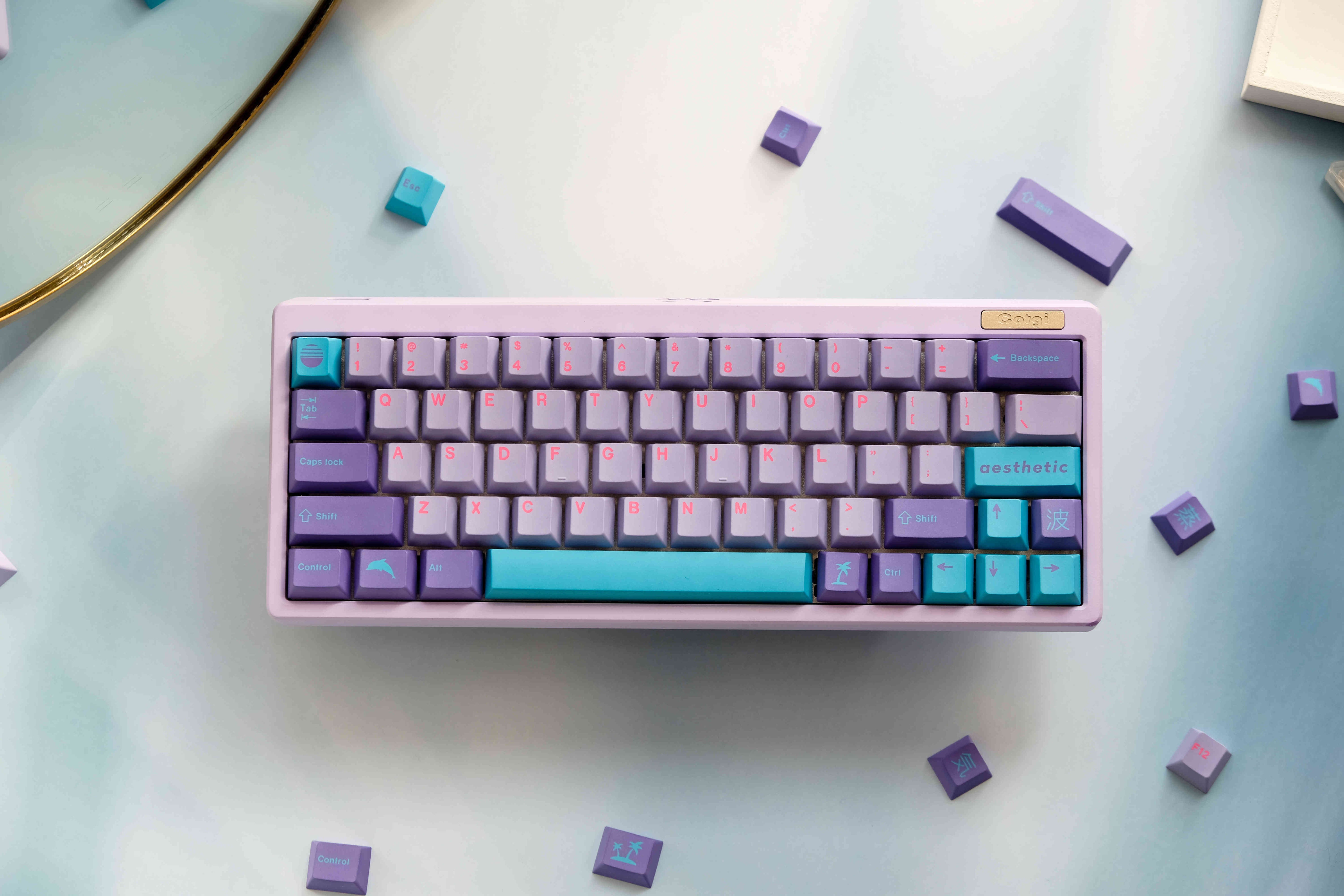 Vaporwave Keycaps