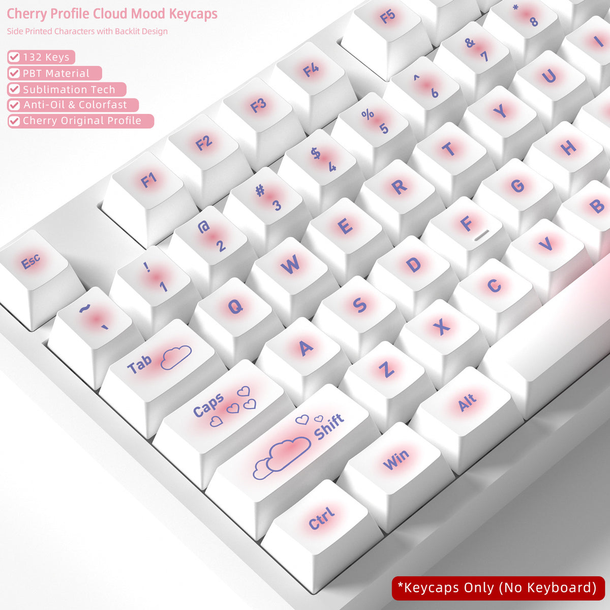 Cloud Mood Keycaps
