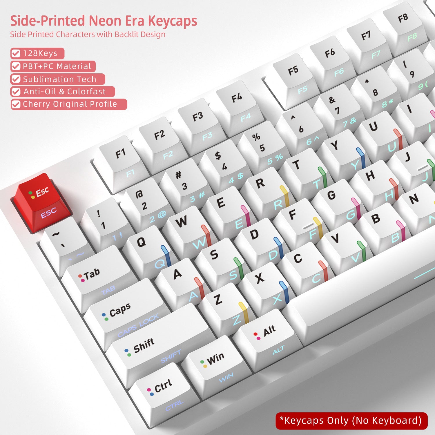 Neon Era Side Backlight Keycaps