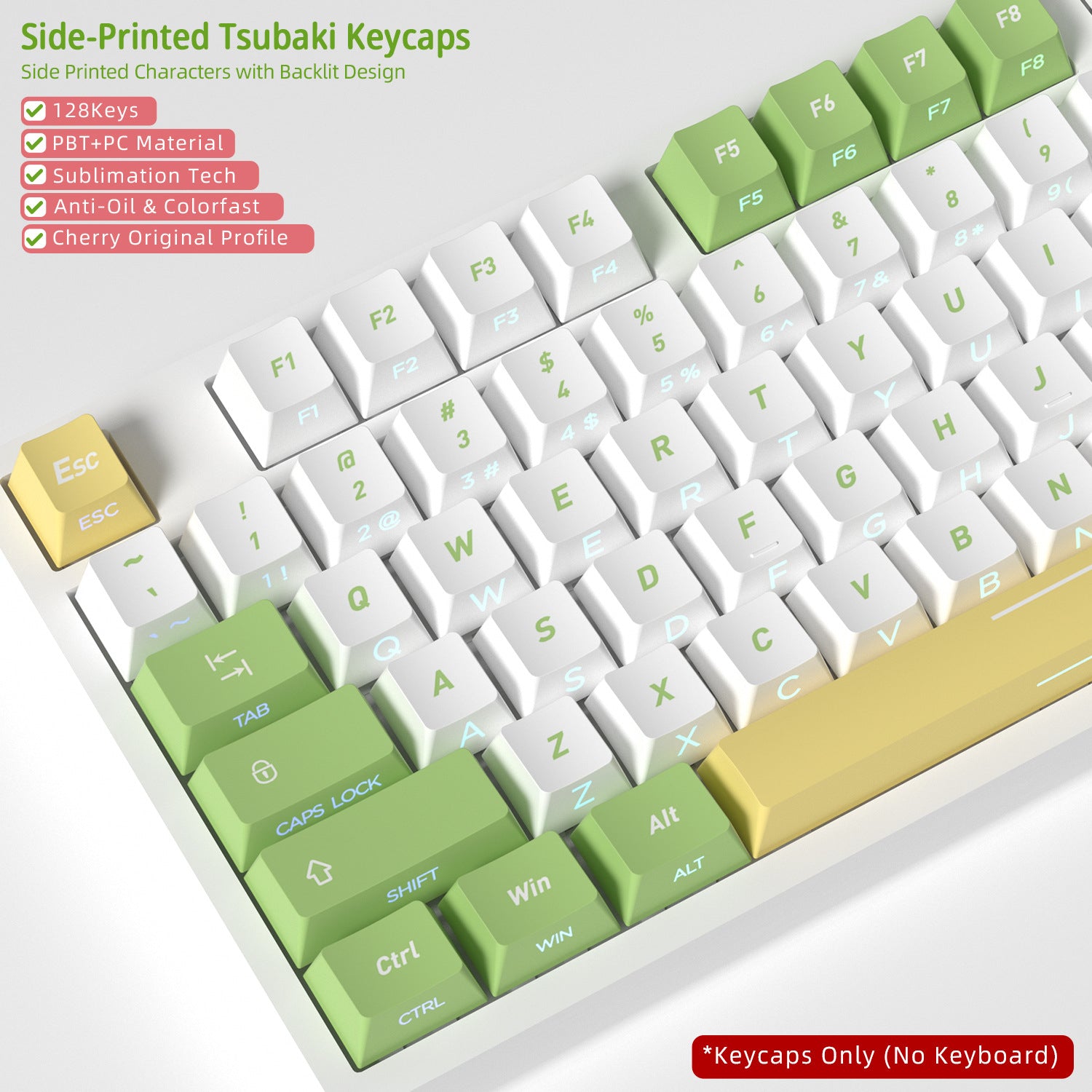 Tsubaki Side Backlight Keycaps