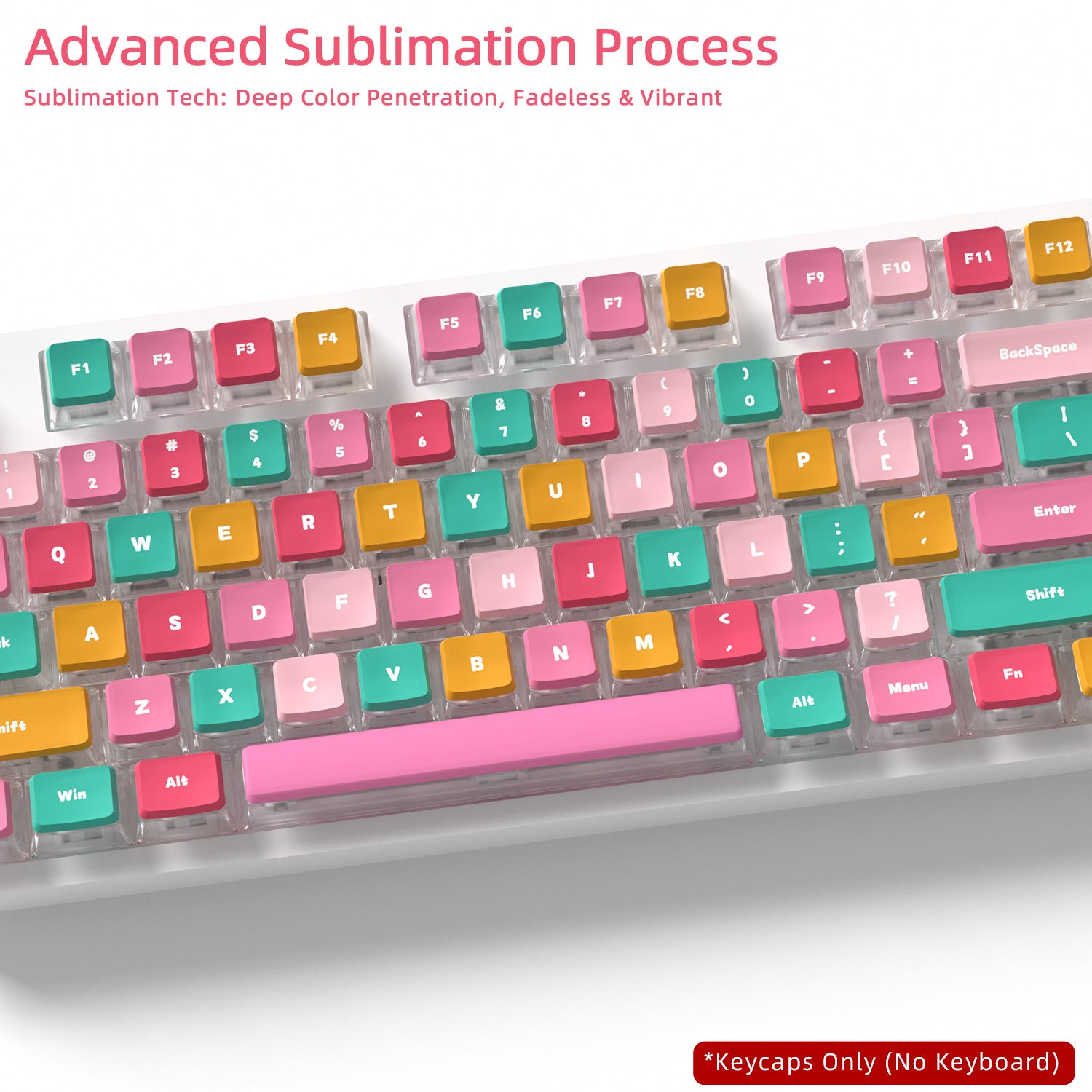 Lipstick Mix Four-Sided Backlight Keycaps