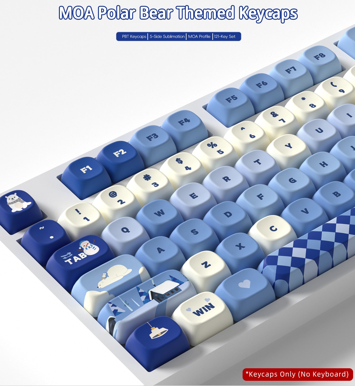 Polar Bear Keycaps